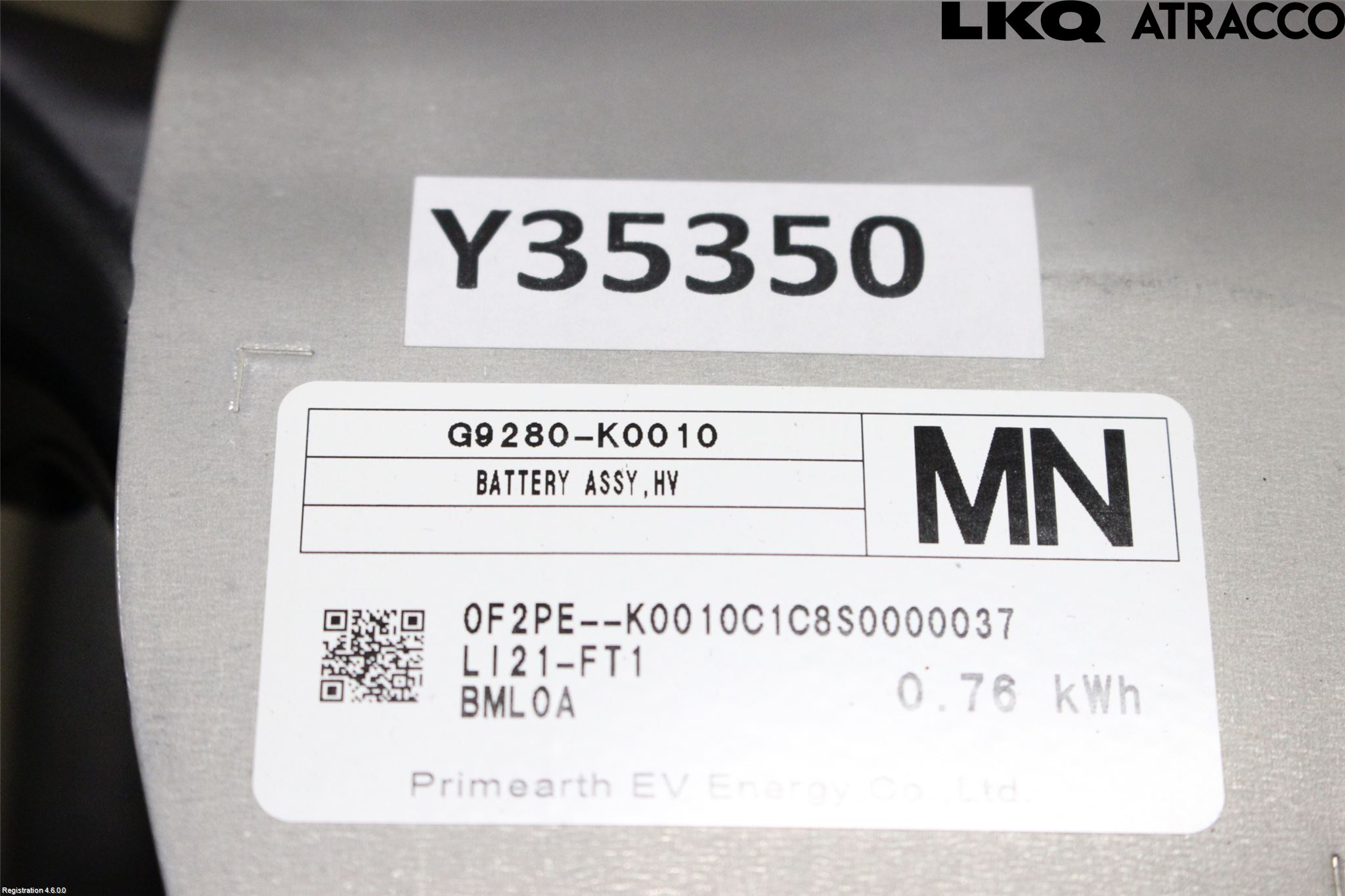 Toyota YARIS XP21 20- Batteri Högspänning