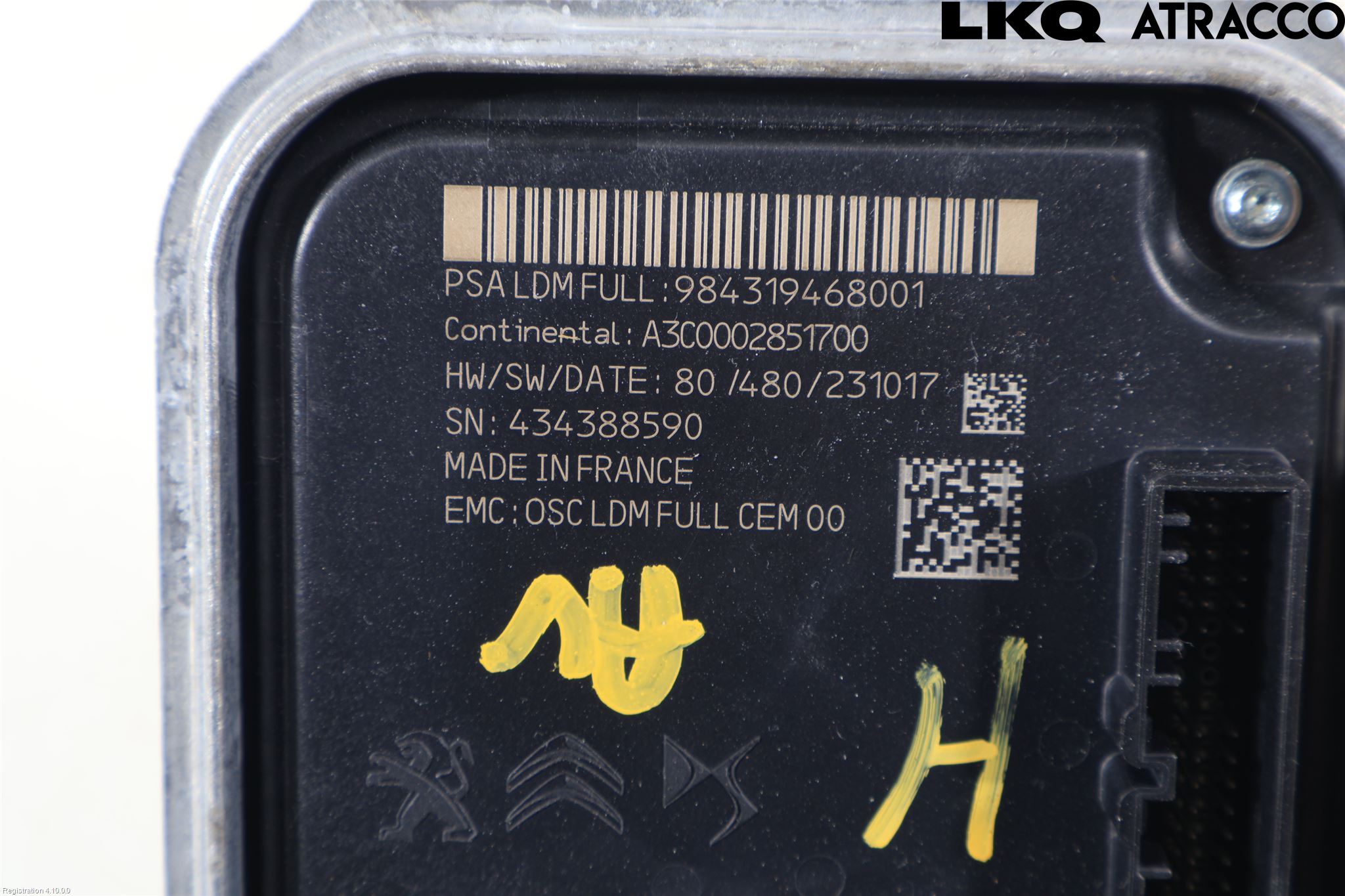 Peugeot 308/E-308 21- Styrenhet Strålkastare