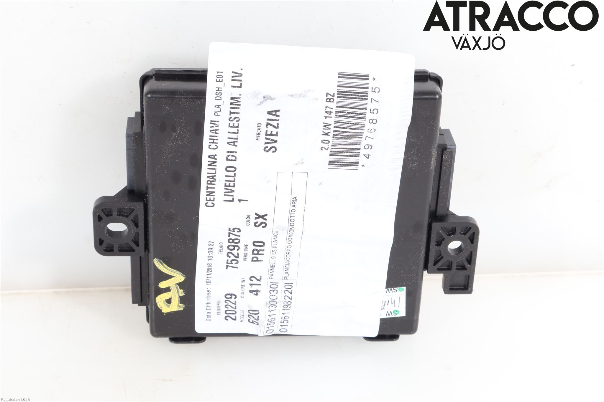 Alfa GIULIA Styrenhet Övrigt