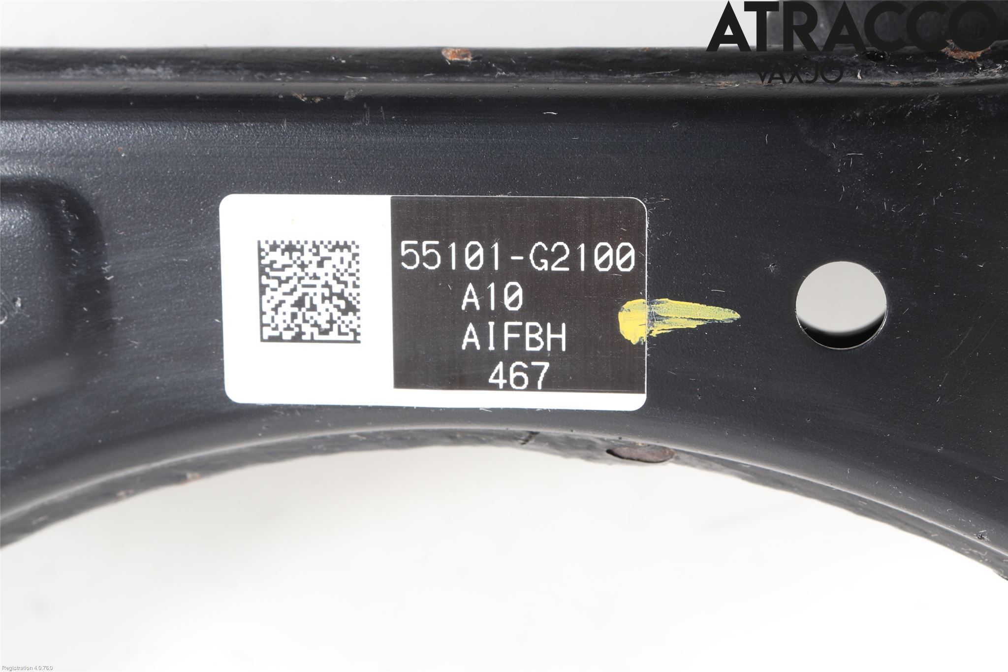 Hyundai IONIQ AE 17-22 Bärarm Bak Övre Höger