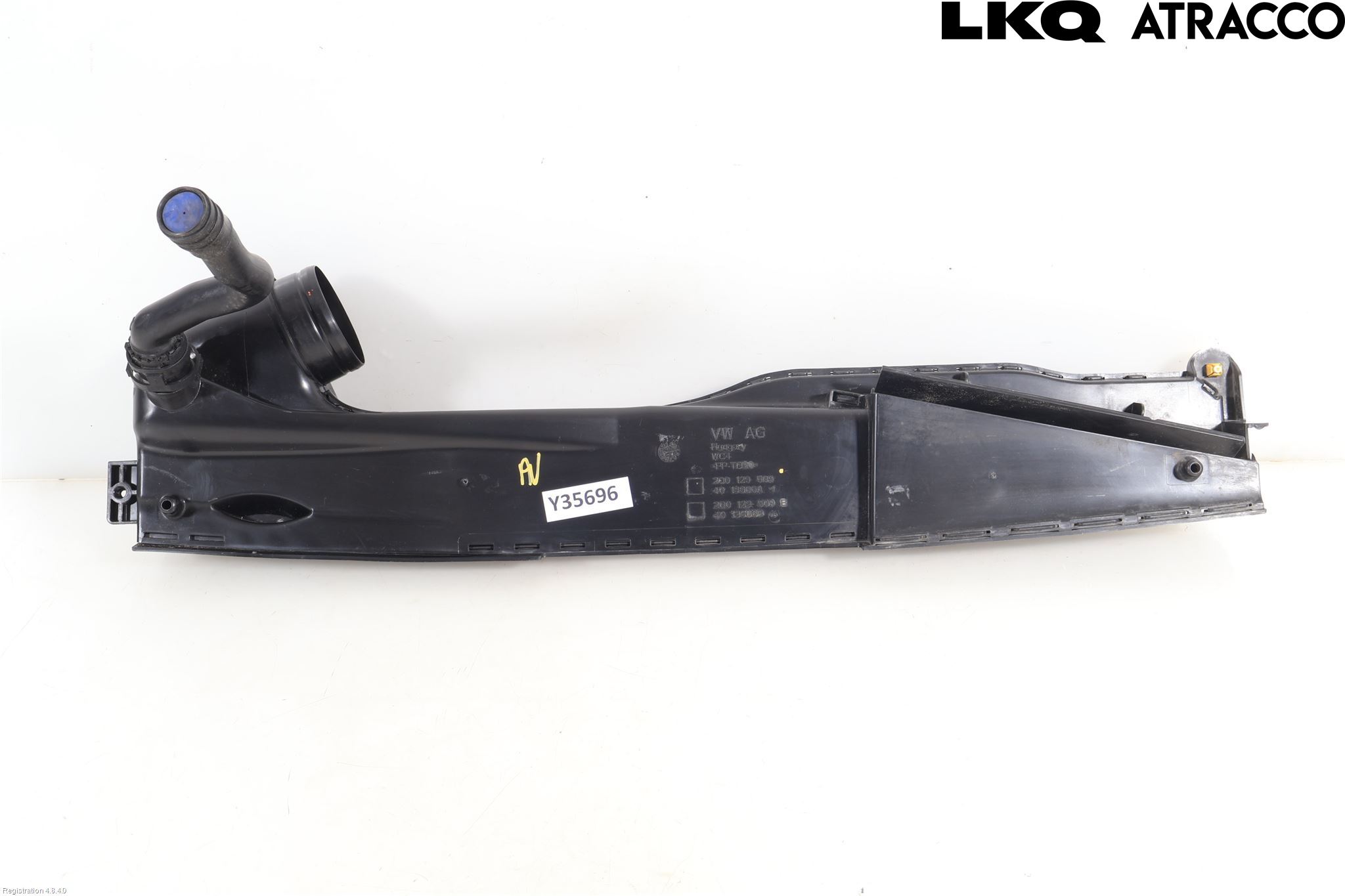 Volkswagen VW POLO VI 18->> Förg-Bälg-Rör Mot Luftr