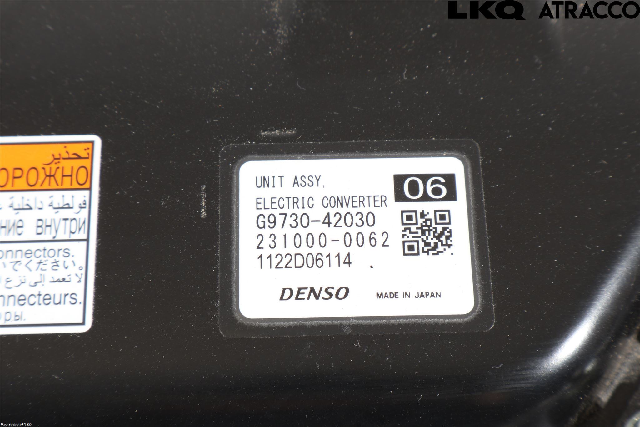 Toyota bZ4X EA10 22- Converter