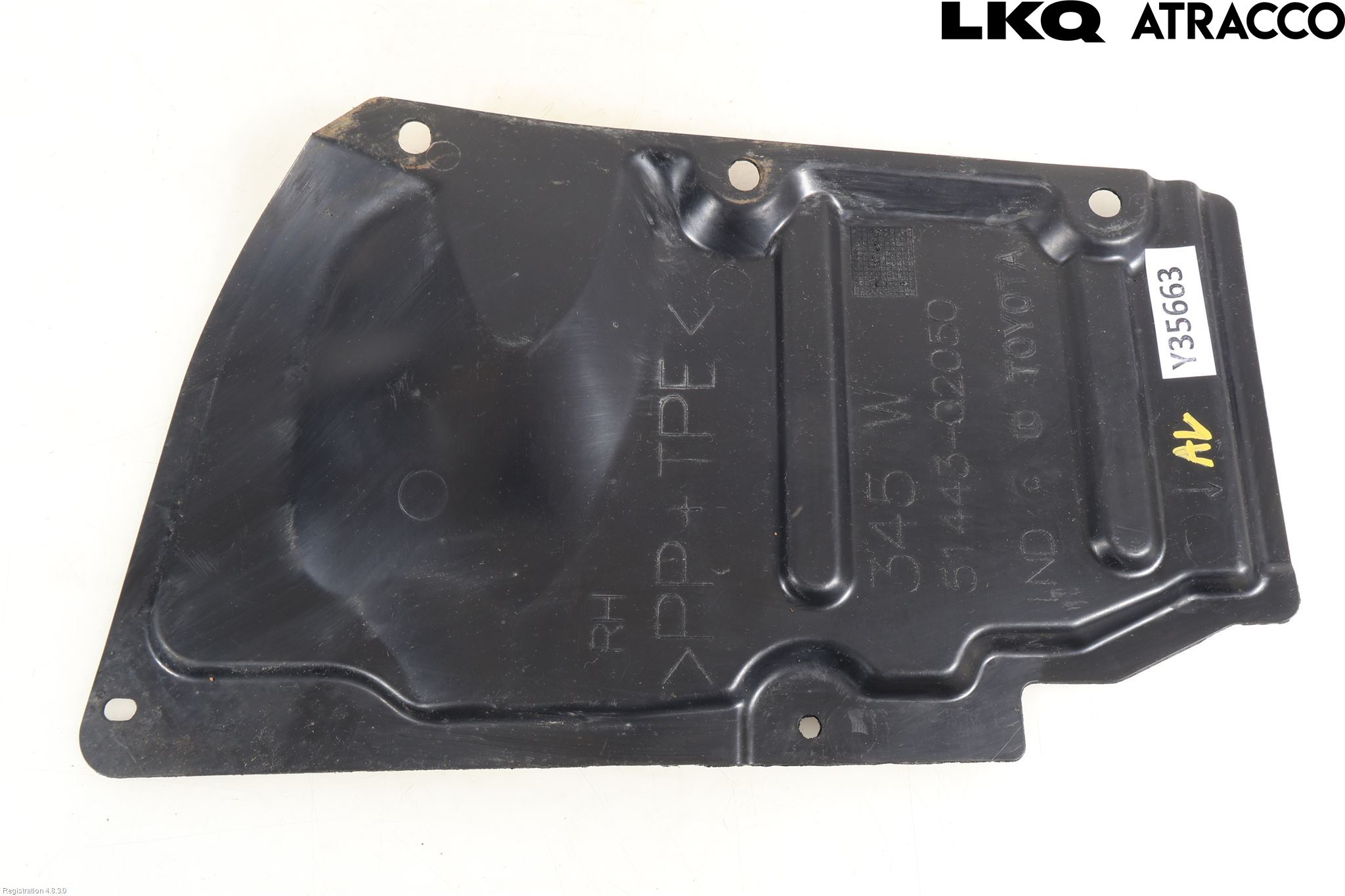 Toyota AVENSIS 09-15 Hasplåt Plåt-Plast