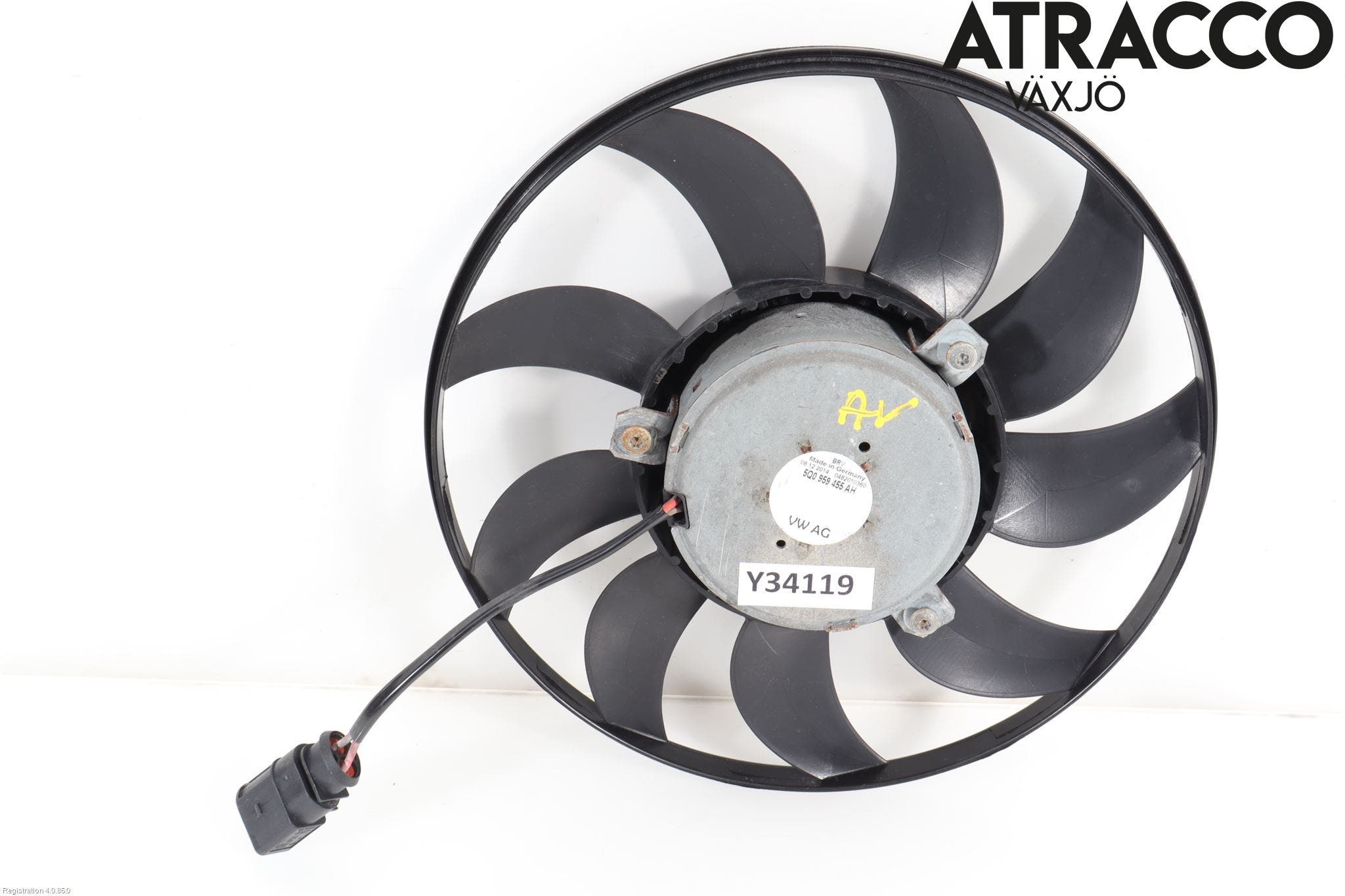 Volkswagen VW PASSAT 15-19 Kylfläkt-Vinge