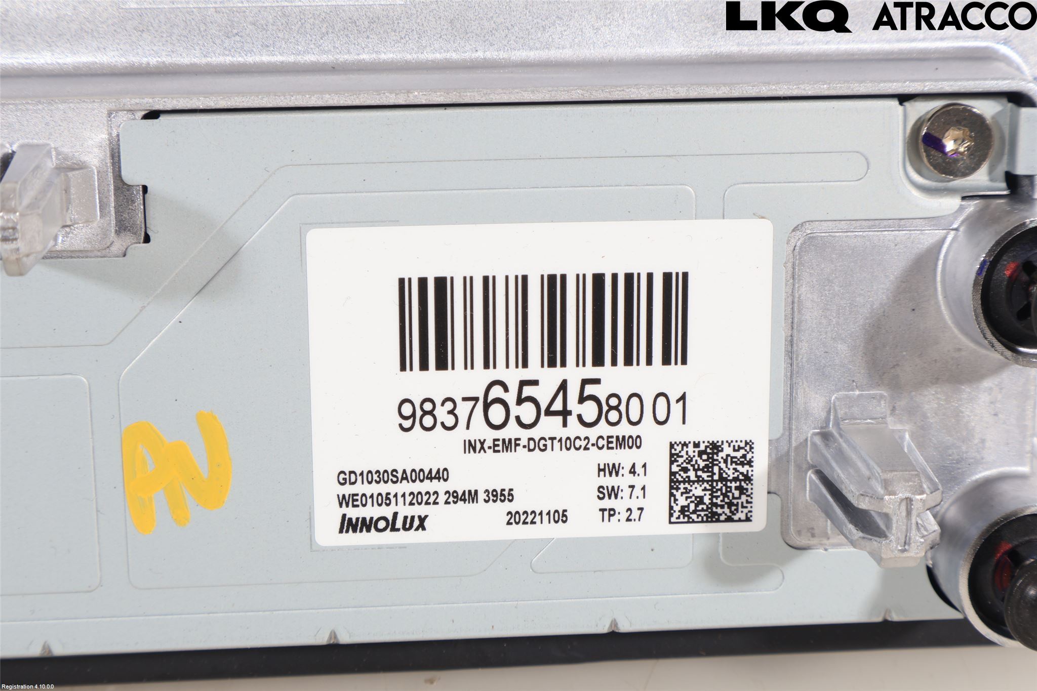 Peugeot 308/E-308 21- Multifunktionsdisplay