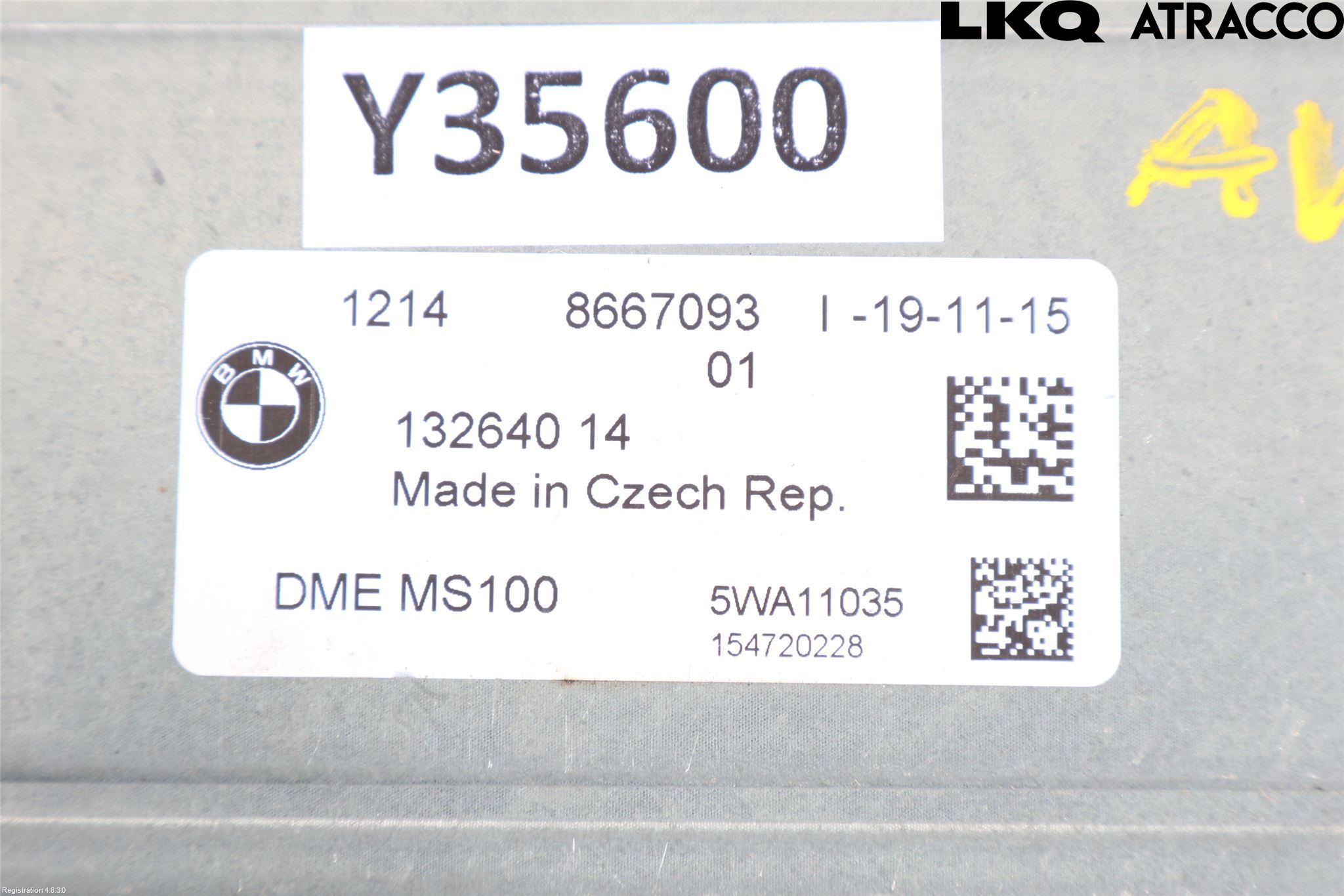 BMW i3 I01 13-22 Styrenhet Övrigt