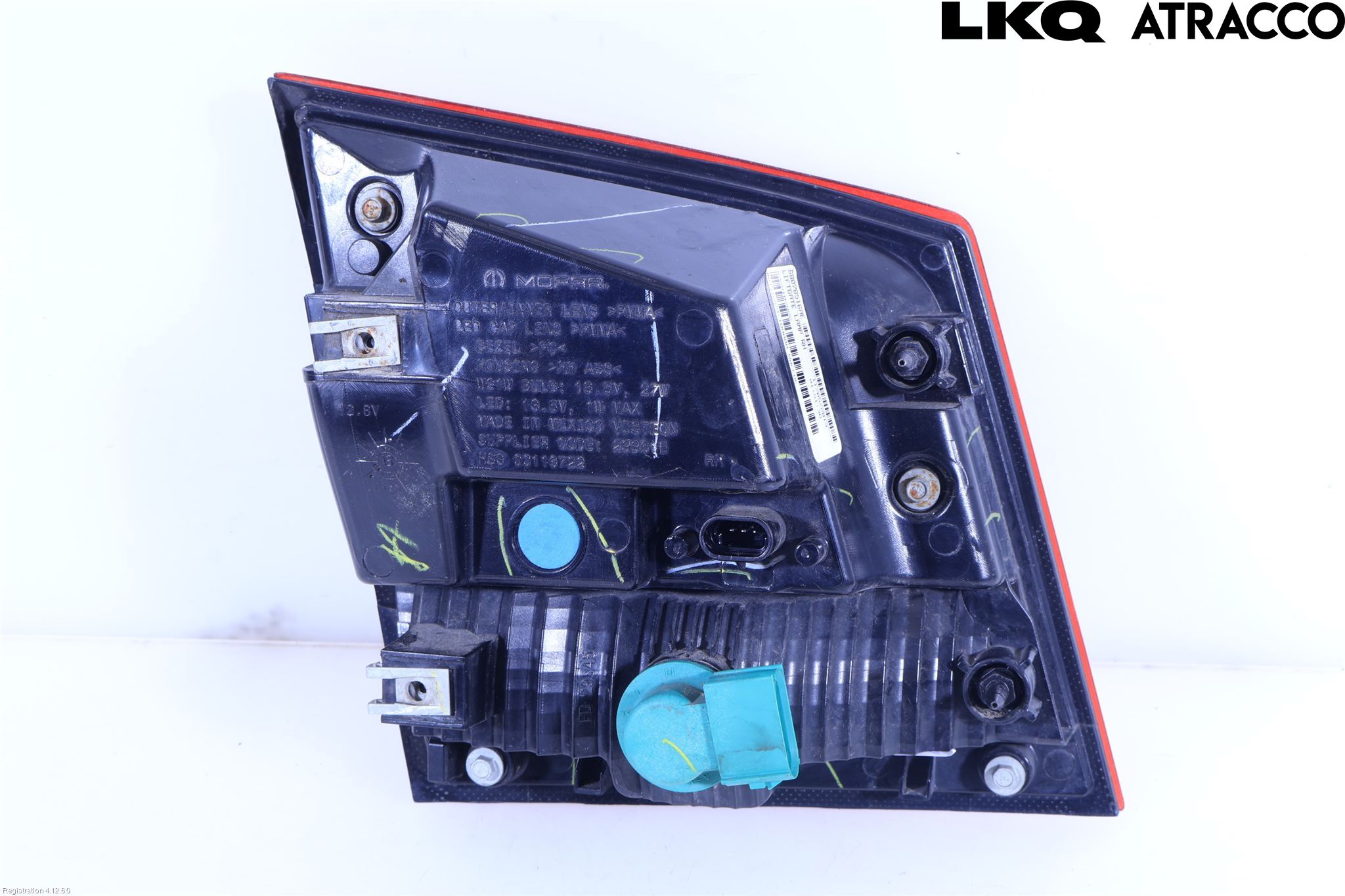 Fiat FREEMONT Bakljus Lucka Hö