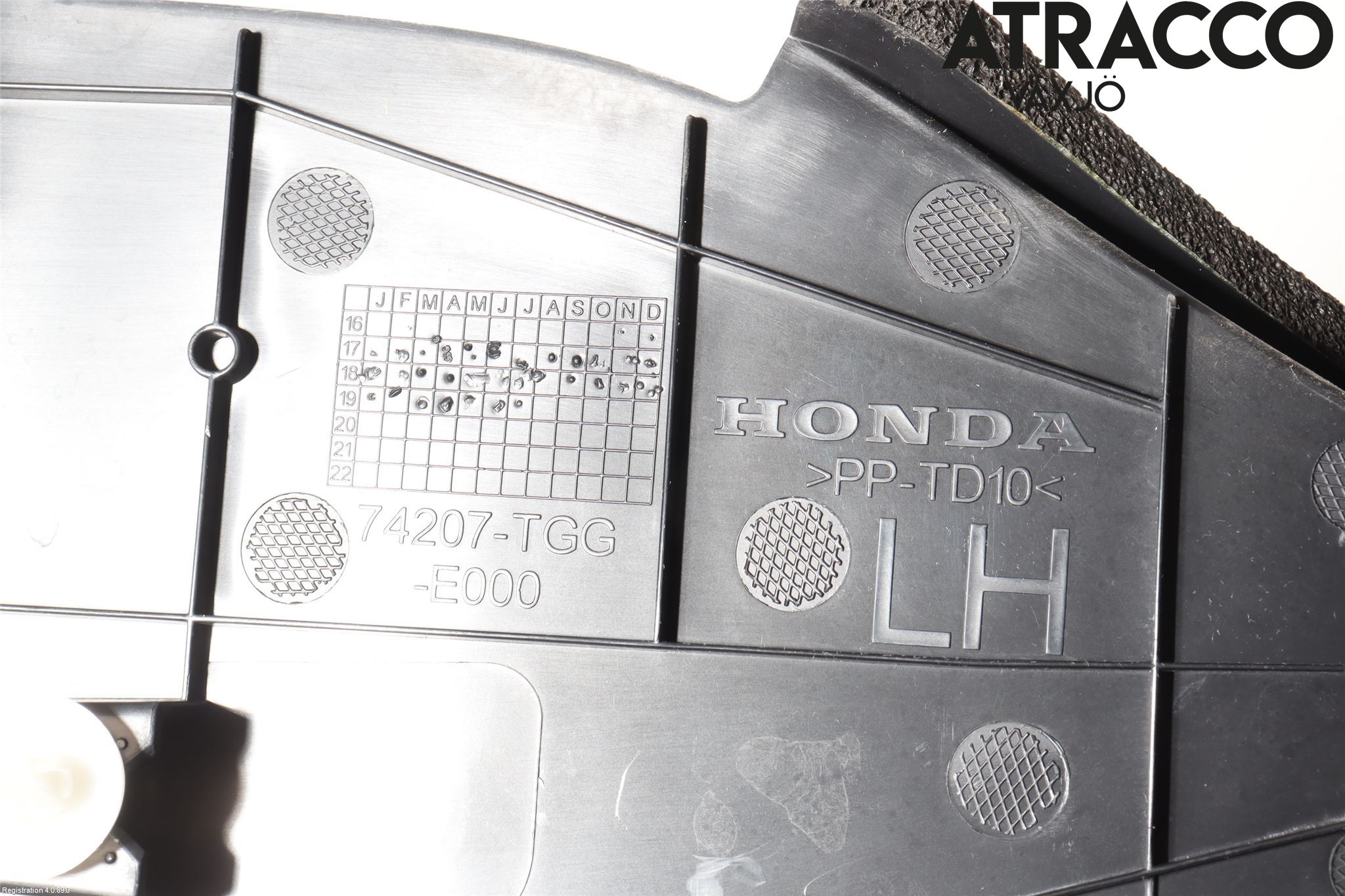 Honda CIVIC 17-22 Täckplast Front