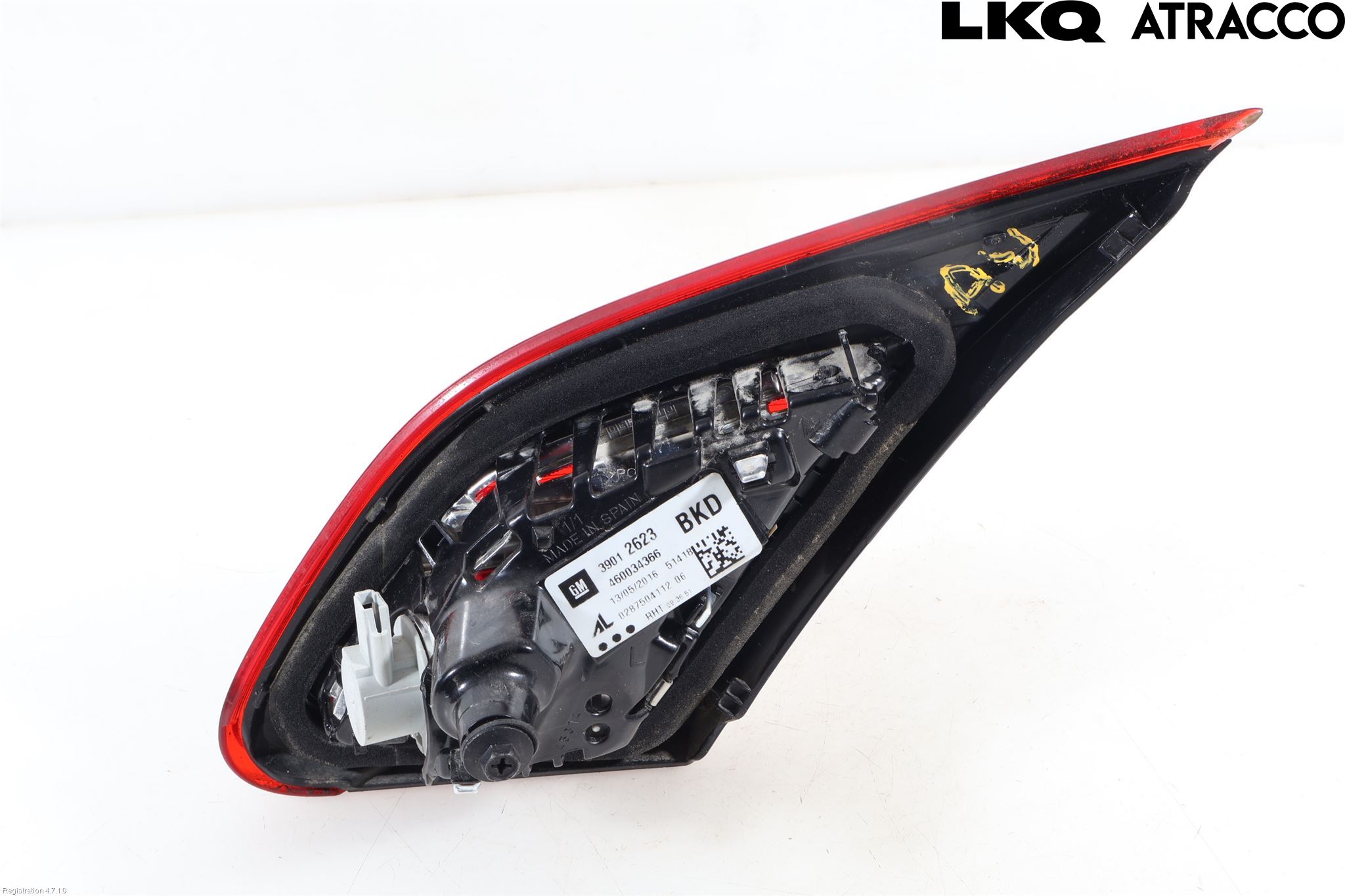 Opel CORSA E 15-19 Bakljus Lucka Vä