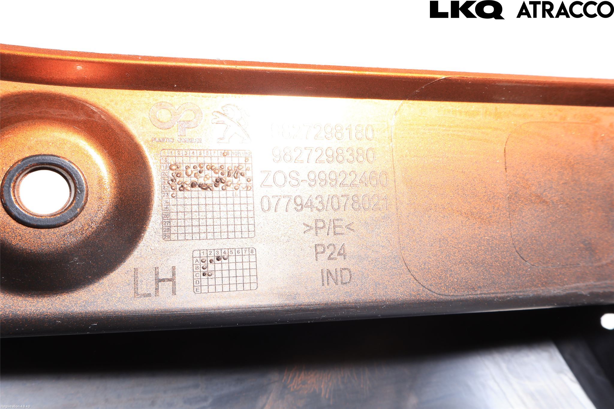 Peugeot 2008/E-2008 20- Stötfångardel Bak Vä