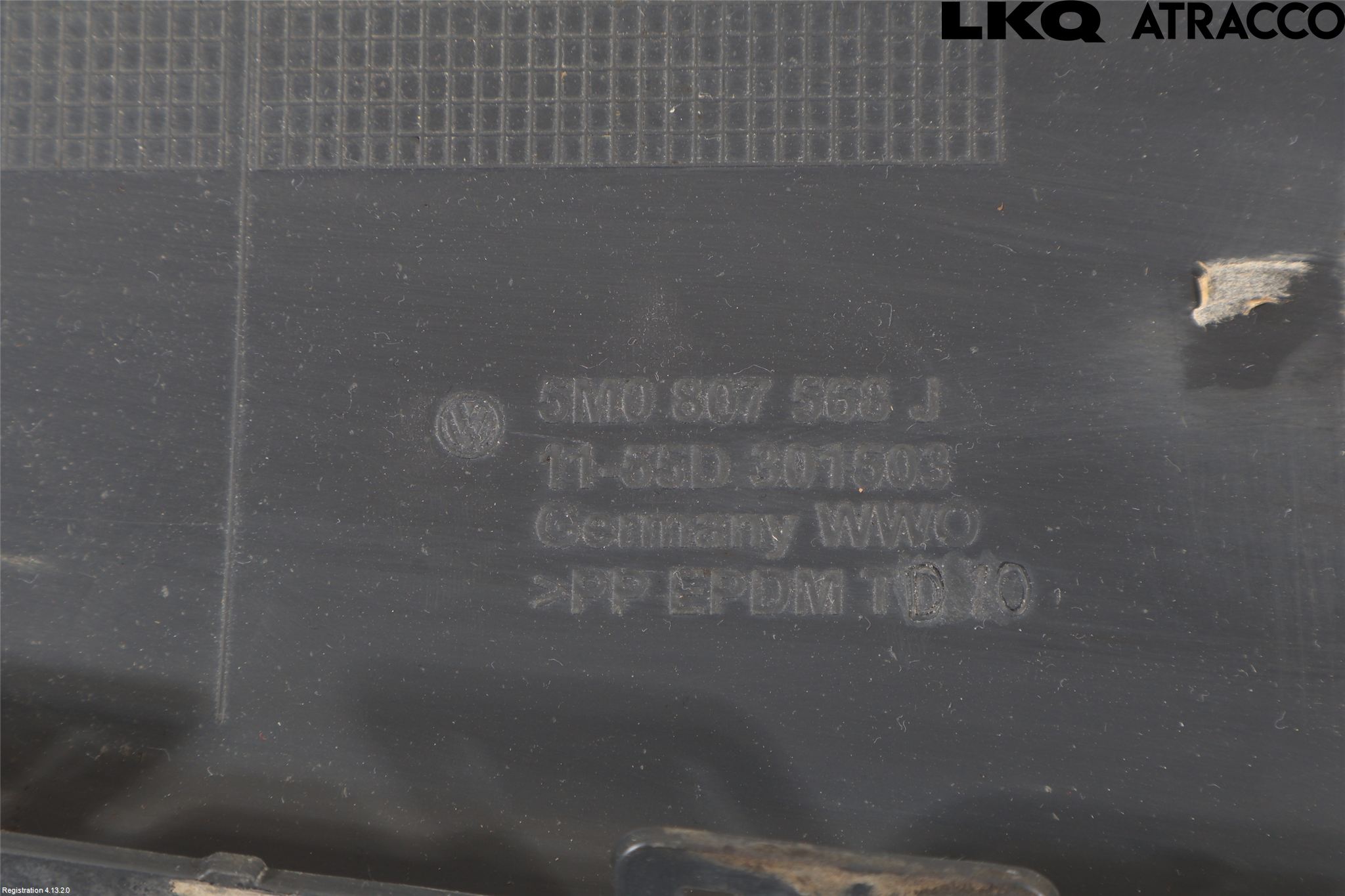 Volkswagen VW GOLF PLUS/CROSS GOLF 04-14 Stötfångardel Bak Mitt