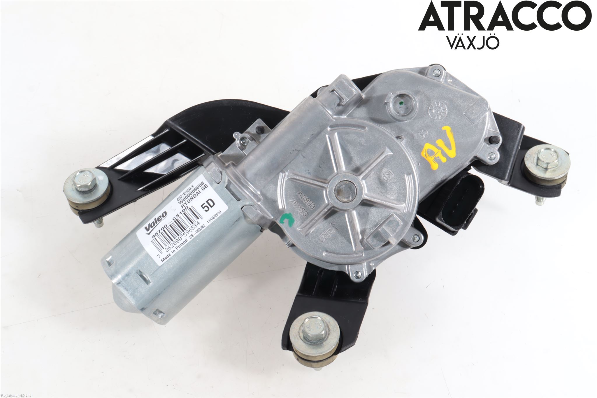 Hyundai i20 GB 15-20 Torkarmotor Baklucka