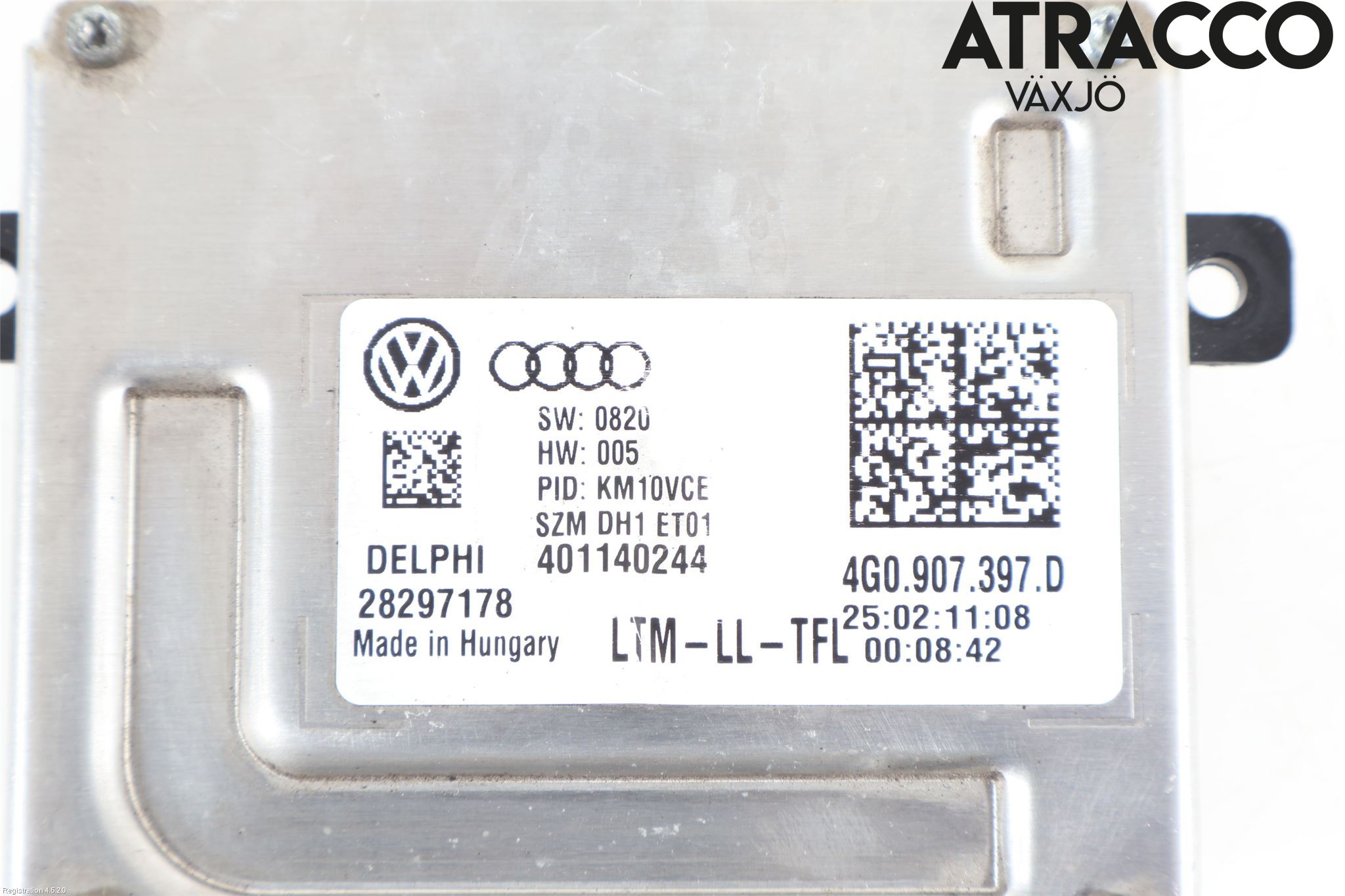 Audi A6/S6 4G 11-18 Styrenhet Strålkastare
