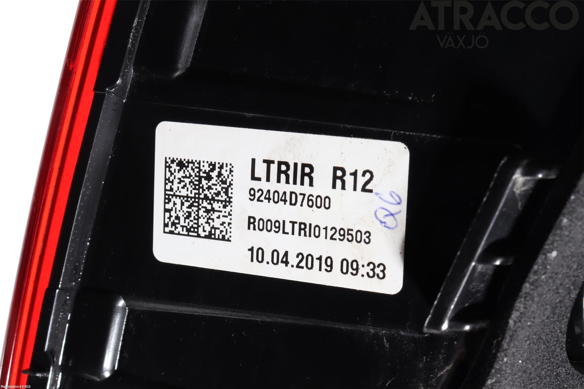 Hyundai TUCSON 05- Bakljus Lucka Hö