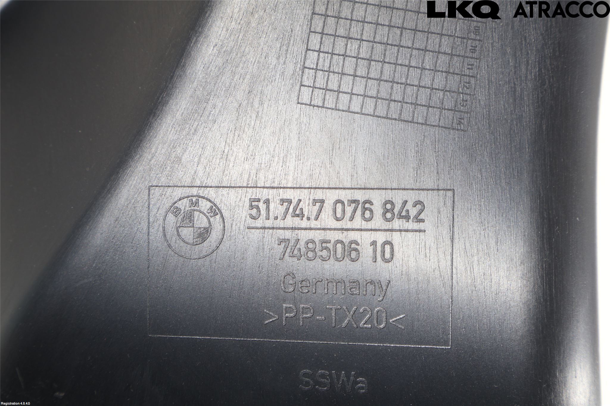 BMW 1 E87/81 5D/3D 03-11 Deflektor Plåt-Plast Kylning