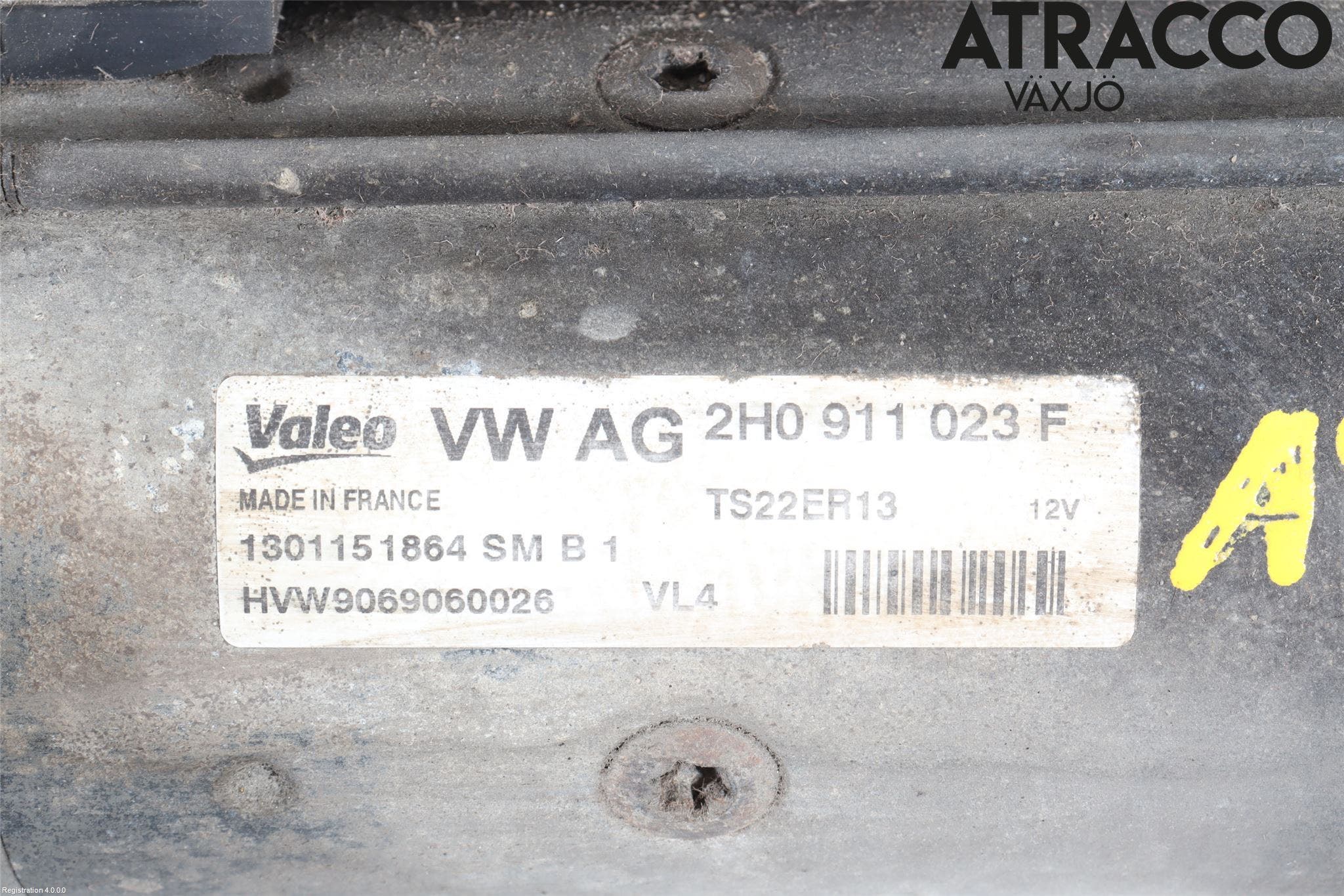 Volkswagen VW AMAROK 2H 10-22 Startmotor Diesel