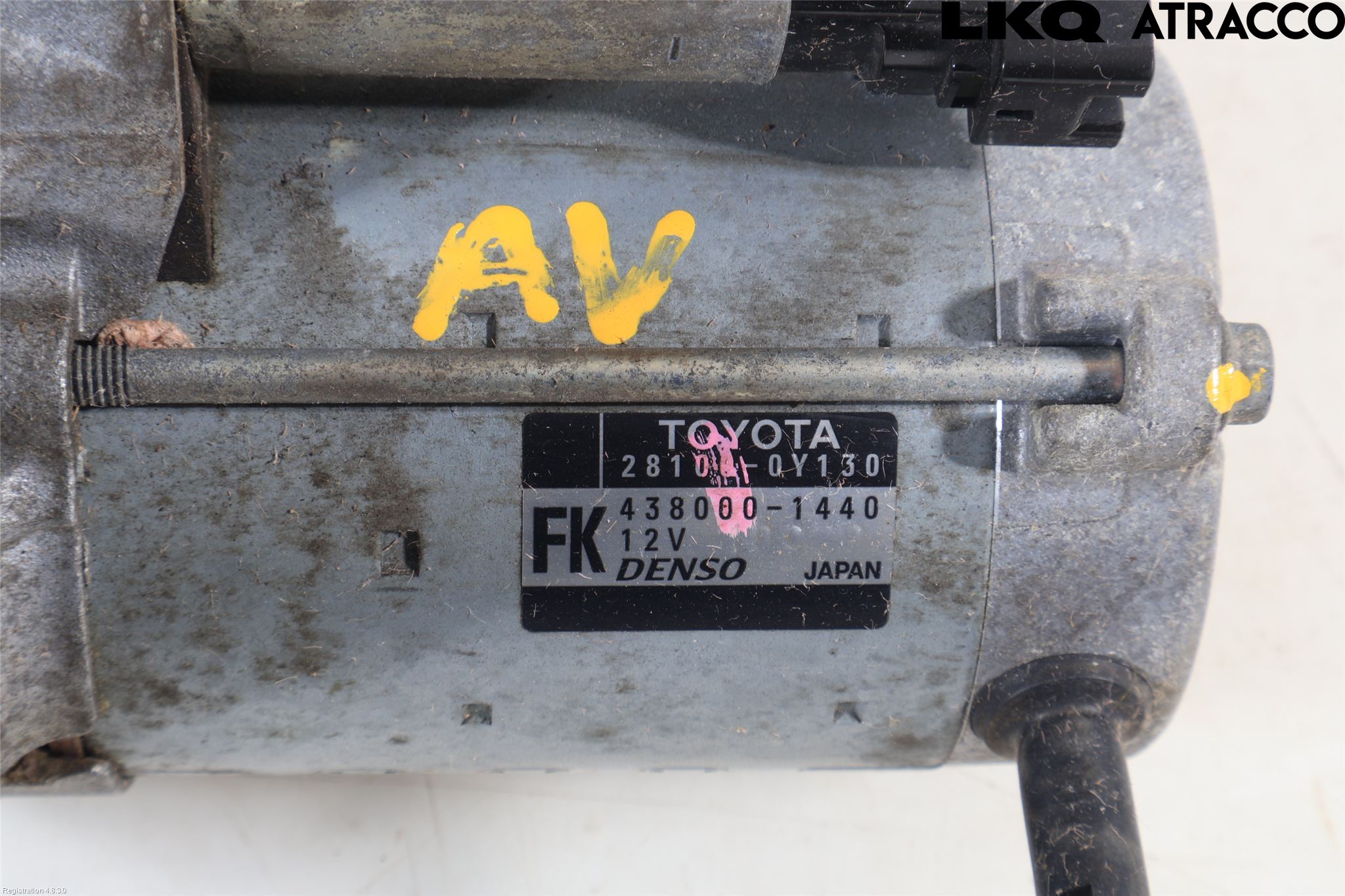 Toyota YARIS XP130 15-20 Startmotor
