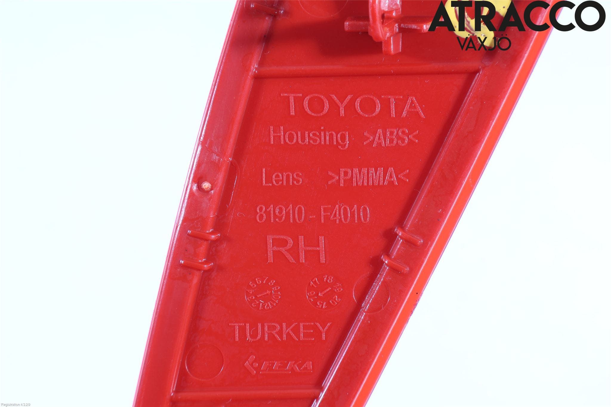 Toyota C-HR 16-23 Dimljus/Reflex Bak