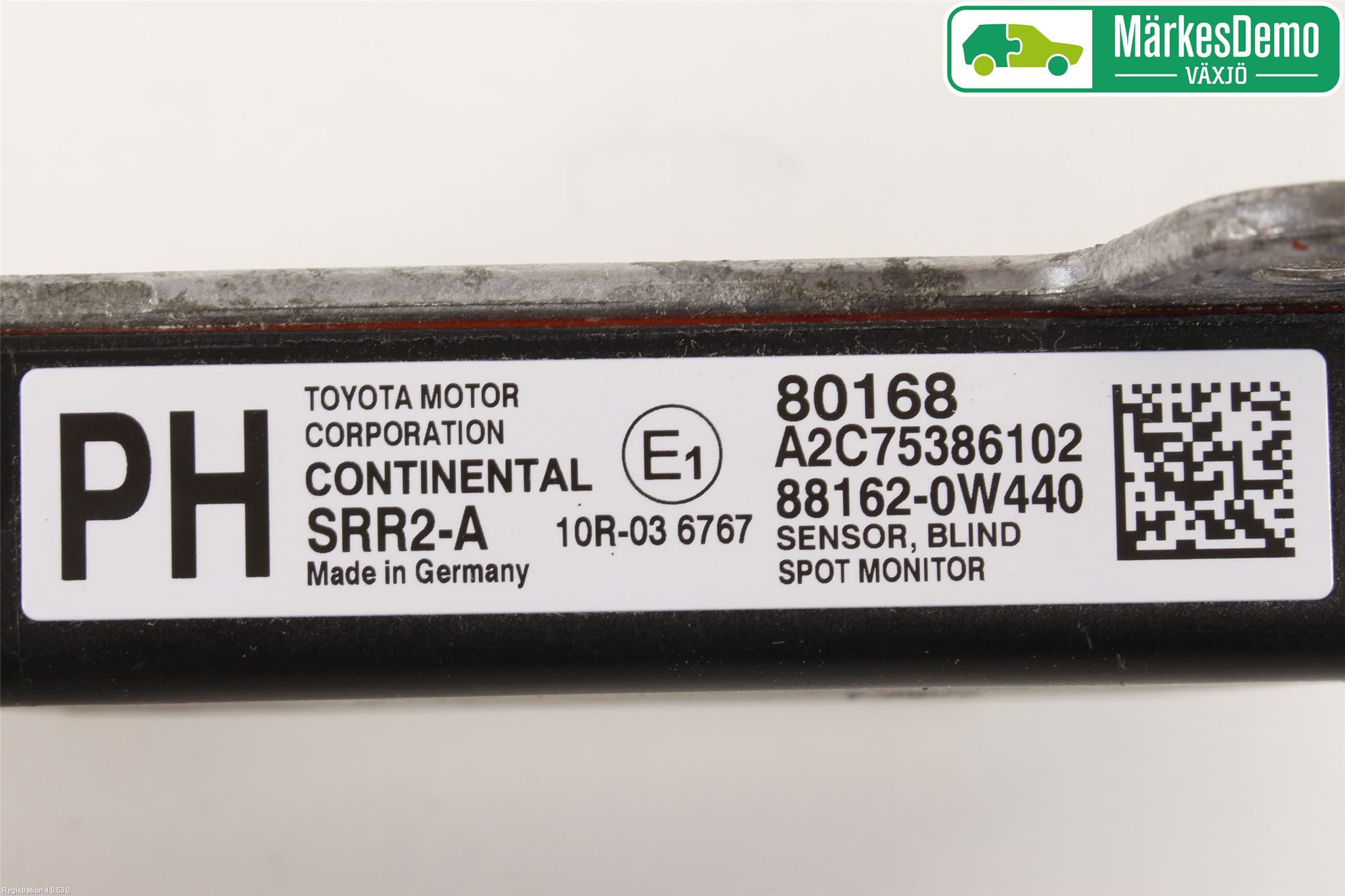 Toyota PRIUS (ZVW50) 16-21 Sensor Aktivt Kollisionsskydd