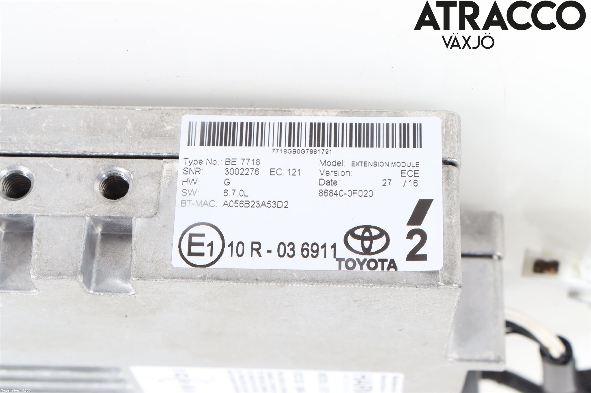 Toyota PRIUS (ZVW50) 16-21 Cd Radio - Multimediapanel