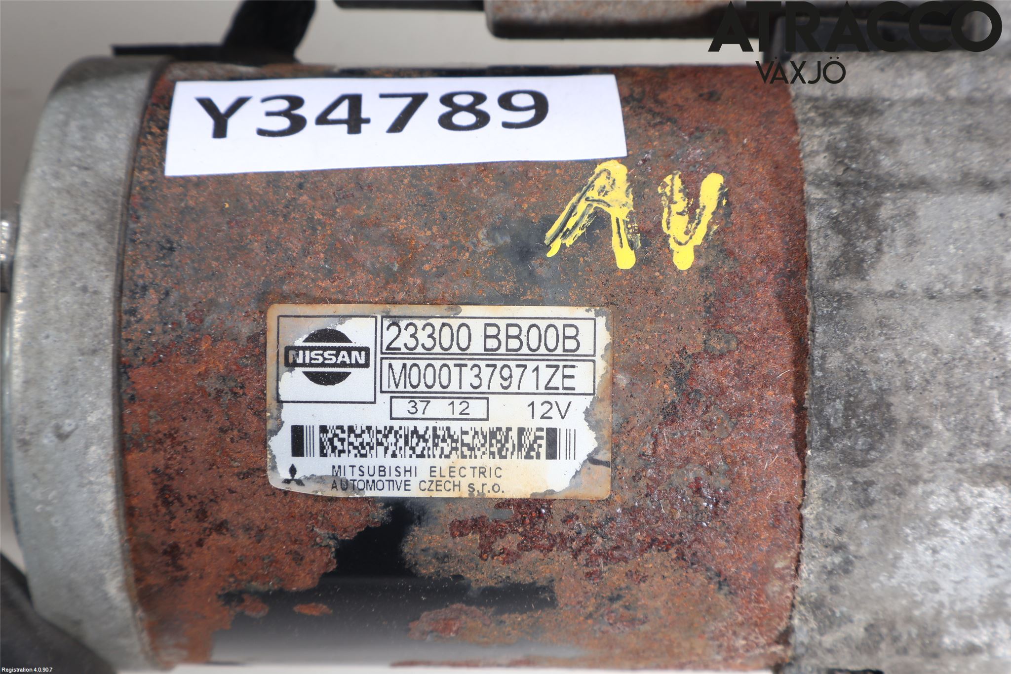 Nissan QASHQAI 10-14 Startmotor