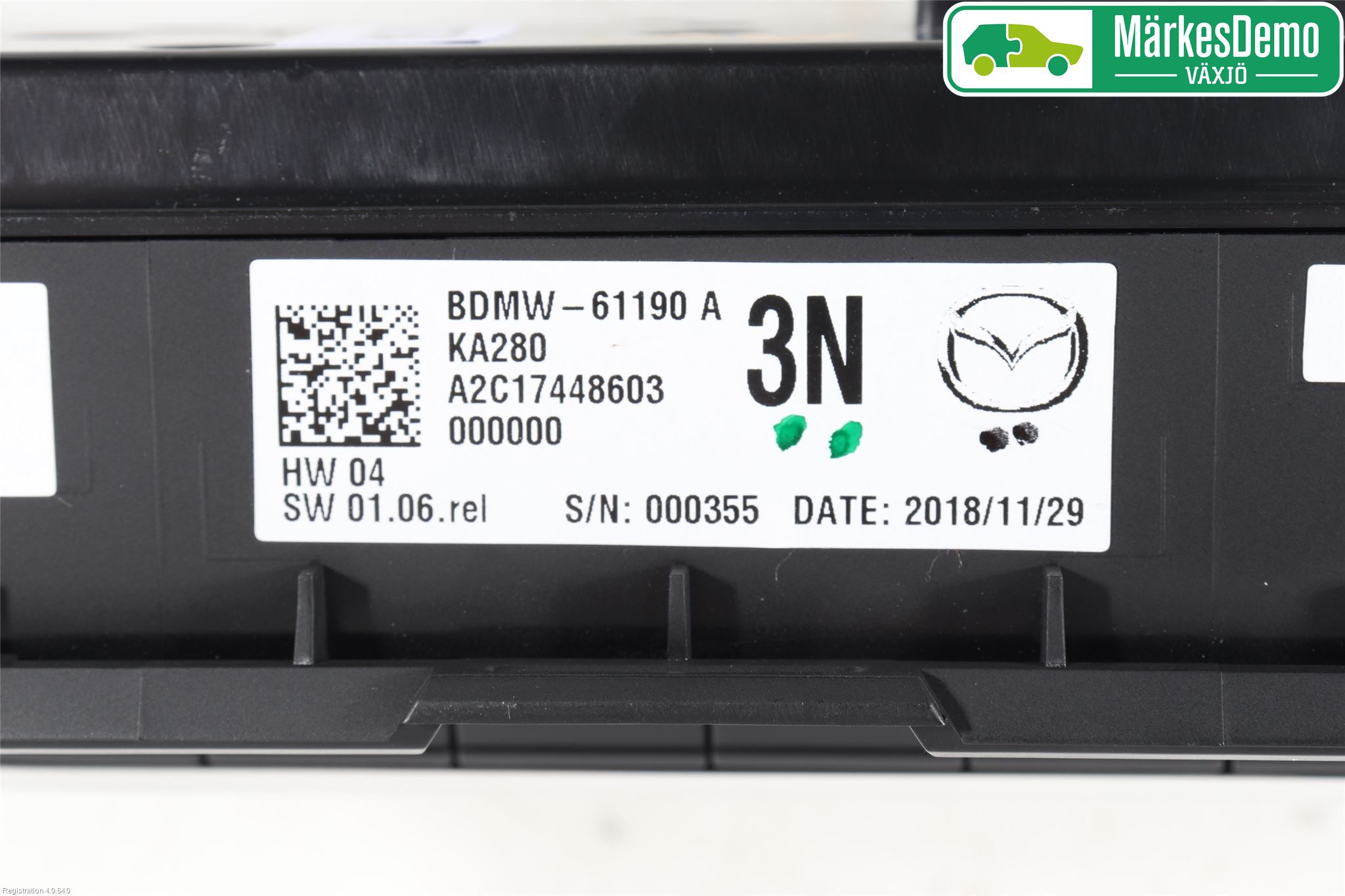 Mazda 3 IV 19- Ac Styrenhet Ac Manöveren