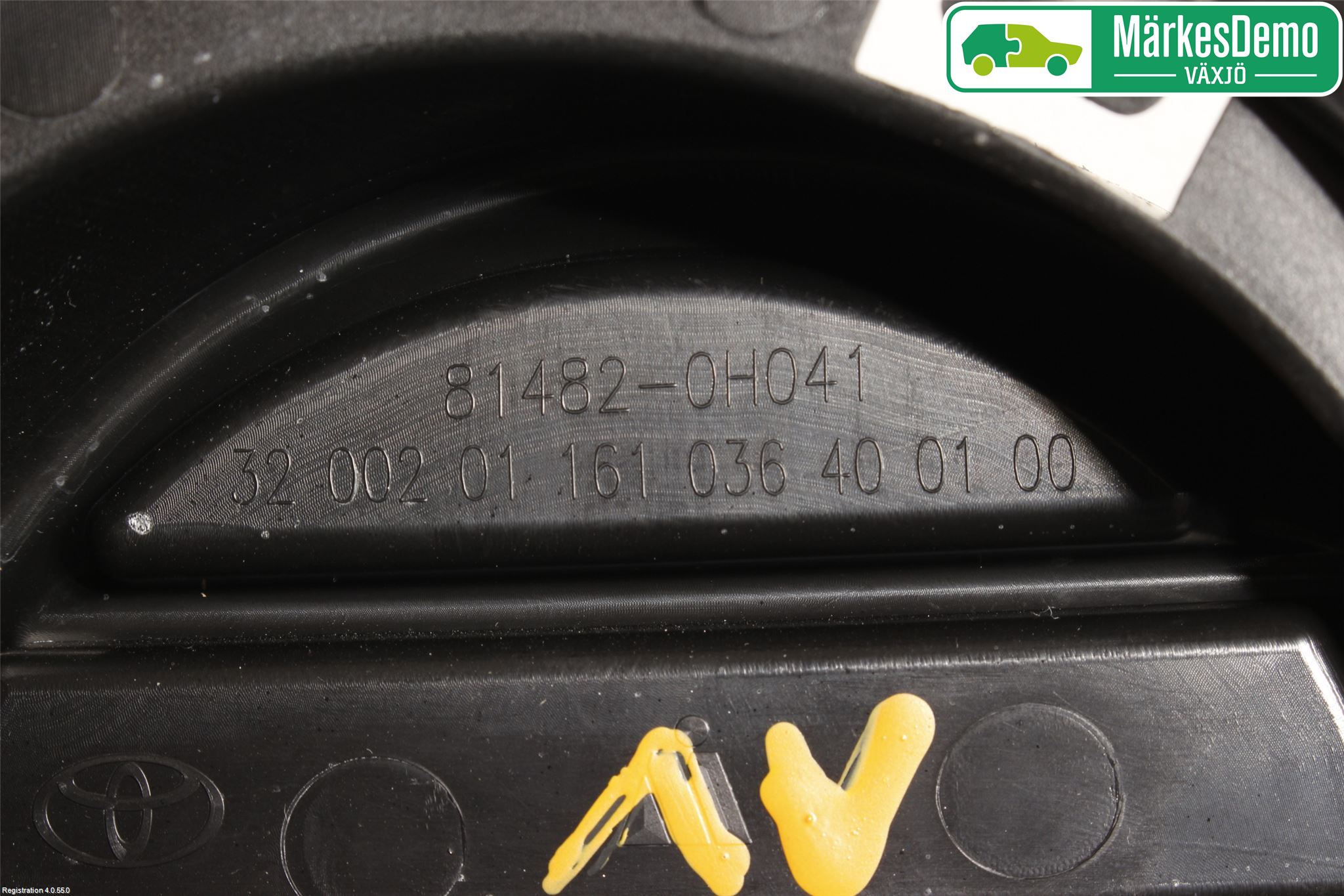 Toyota AYGO 06-14 Stötfångardel Fram Vä