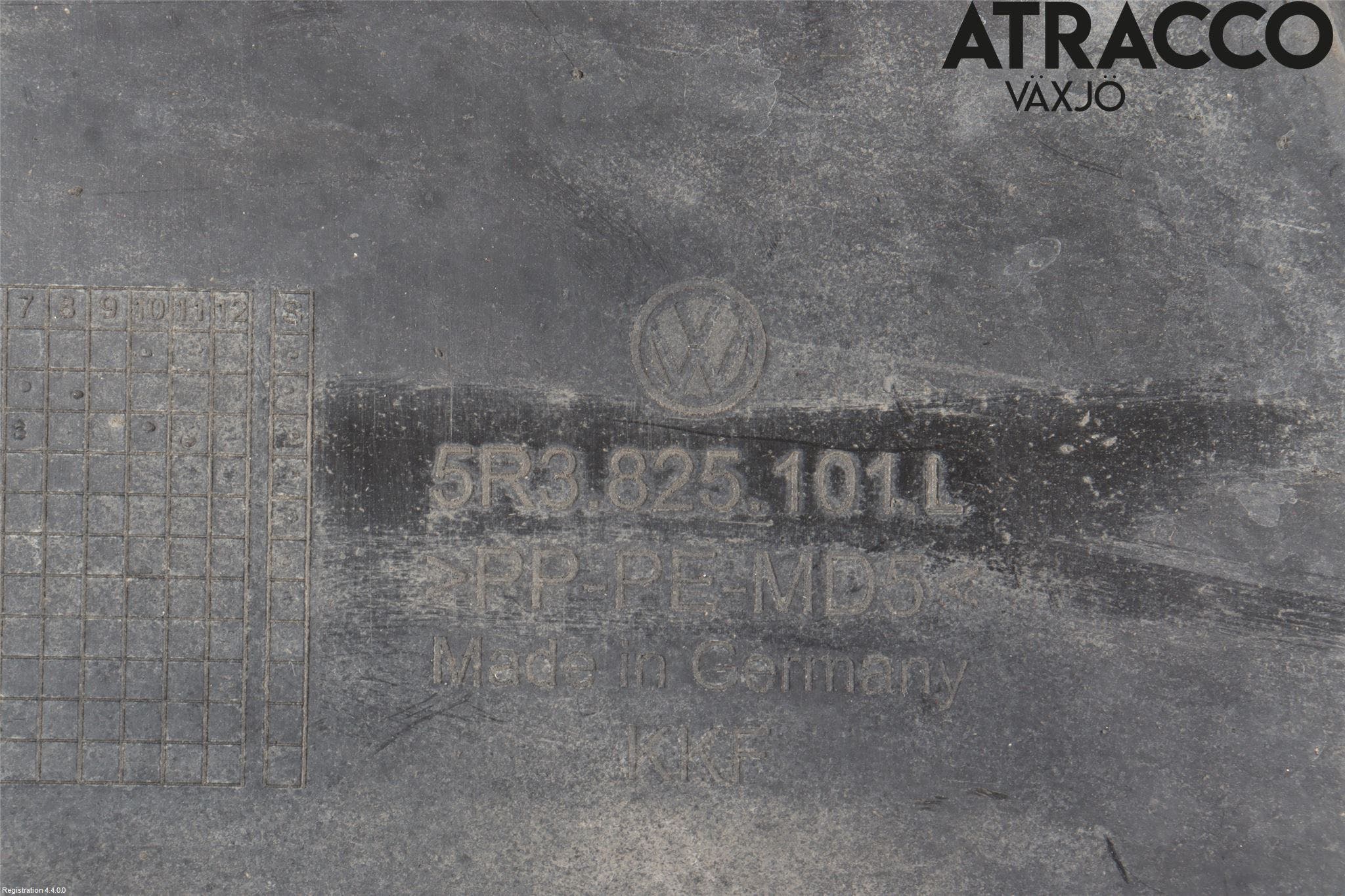 Volkswagen VW CADDY 21- Hasplåt Plåt-Plast