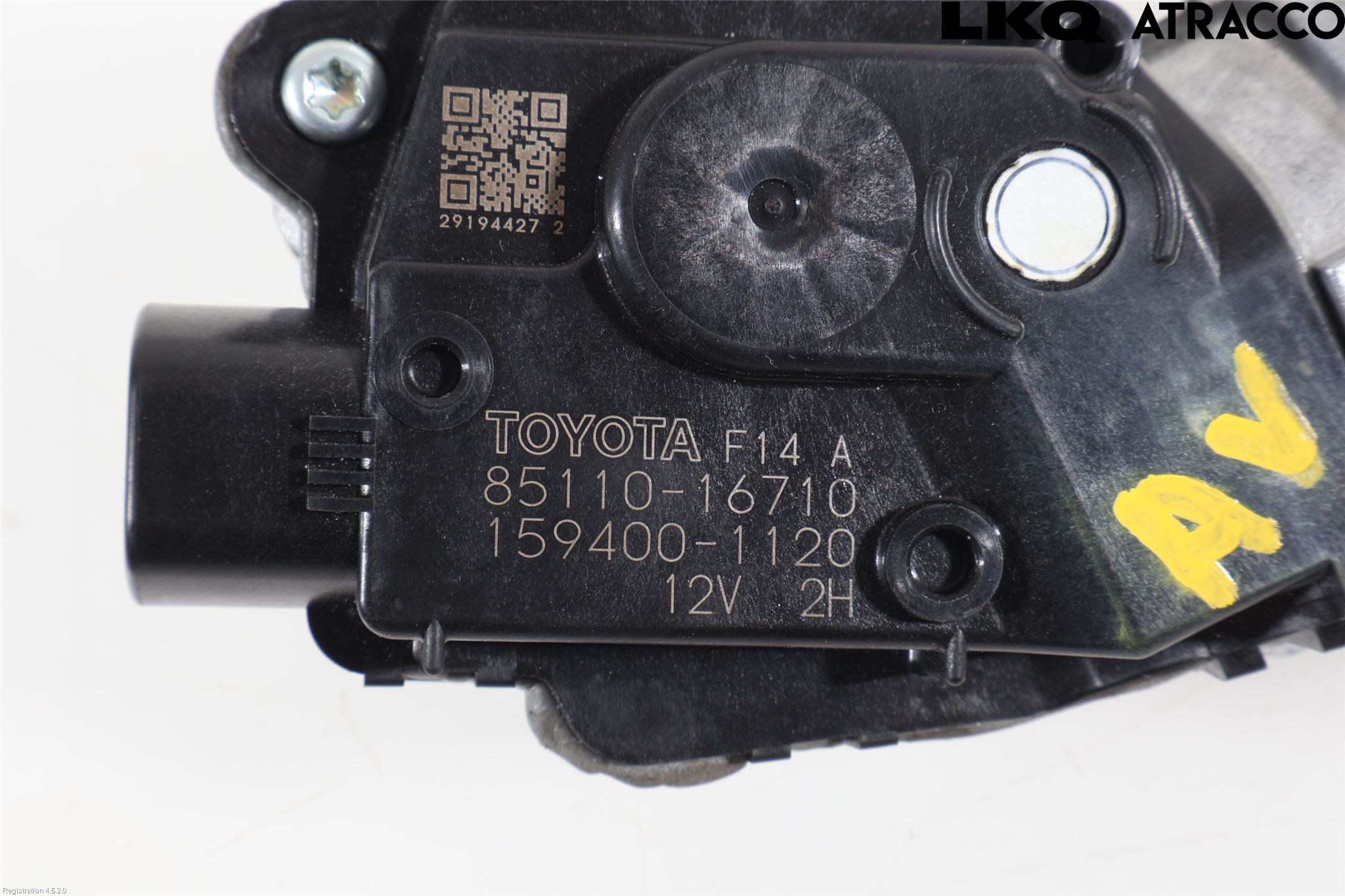 Toyota COROLLA CROSS XG10 22- Torkarmotor Vindruta