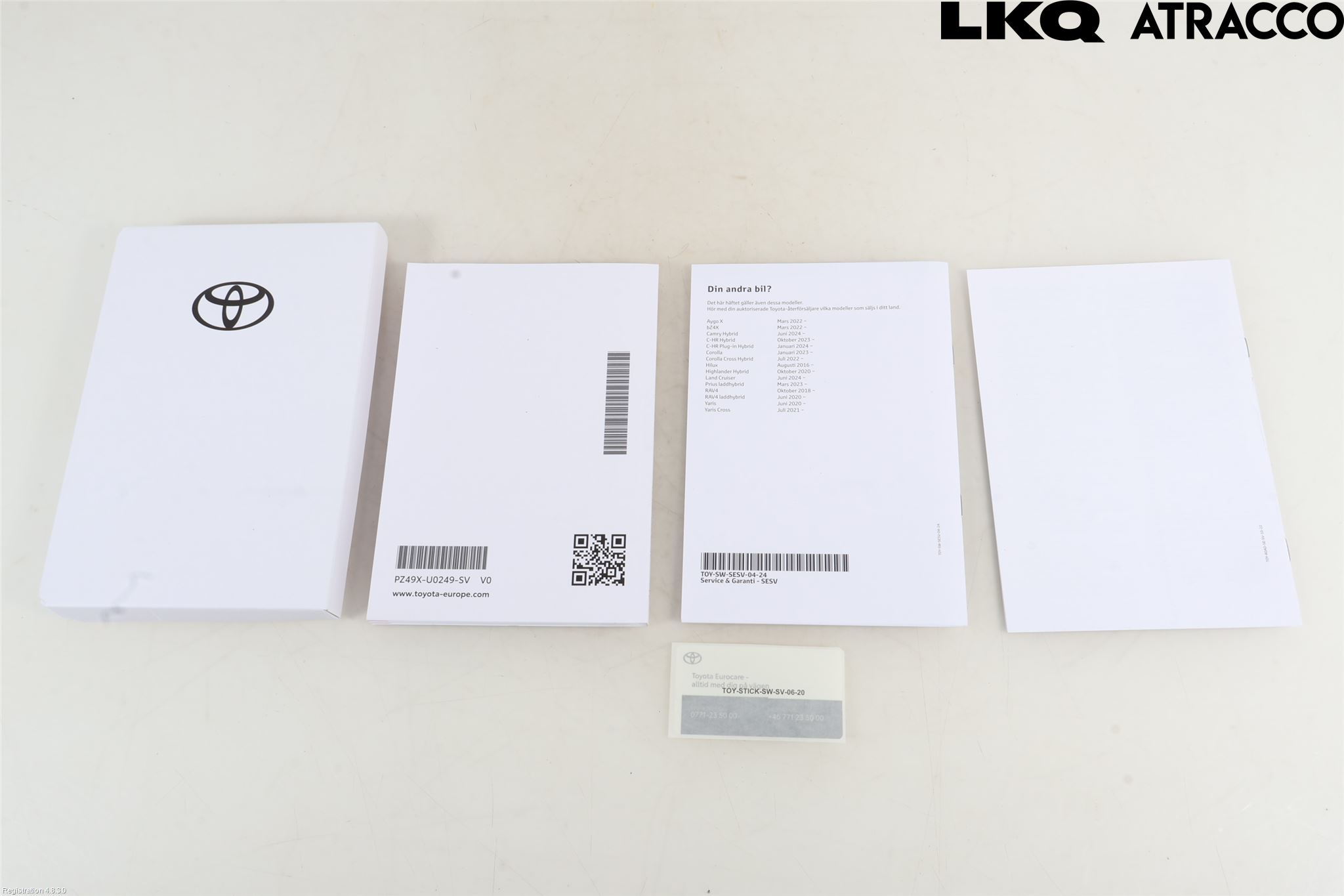 Toyota YARIS XP21 20- Instruktionsbok