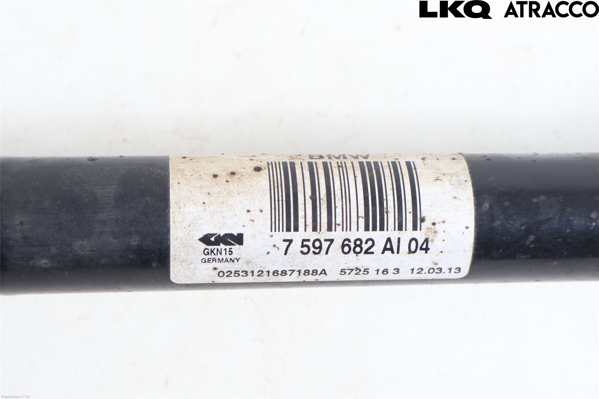 BMW 3 F30/F31/F80 12-19 Drivaxel Bak Höger