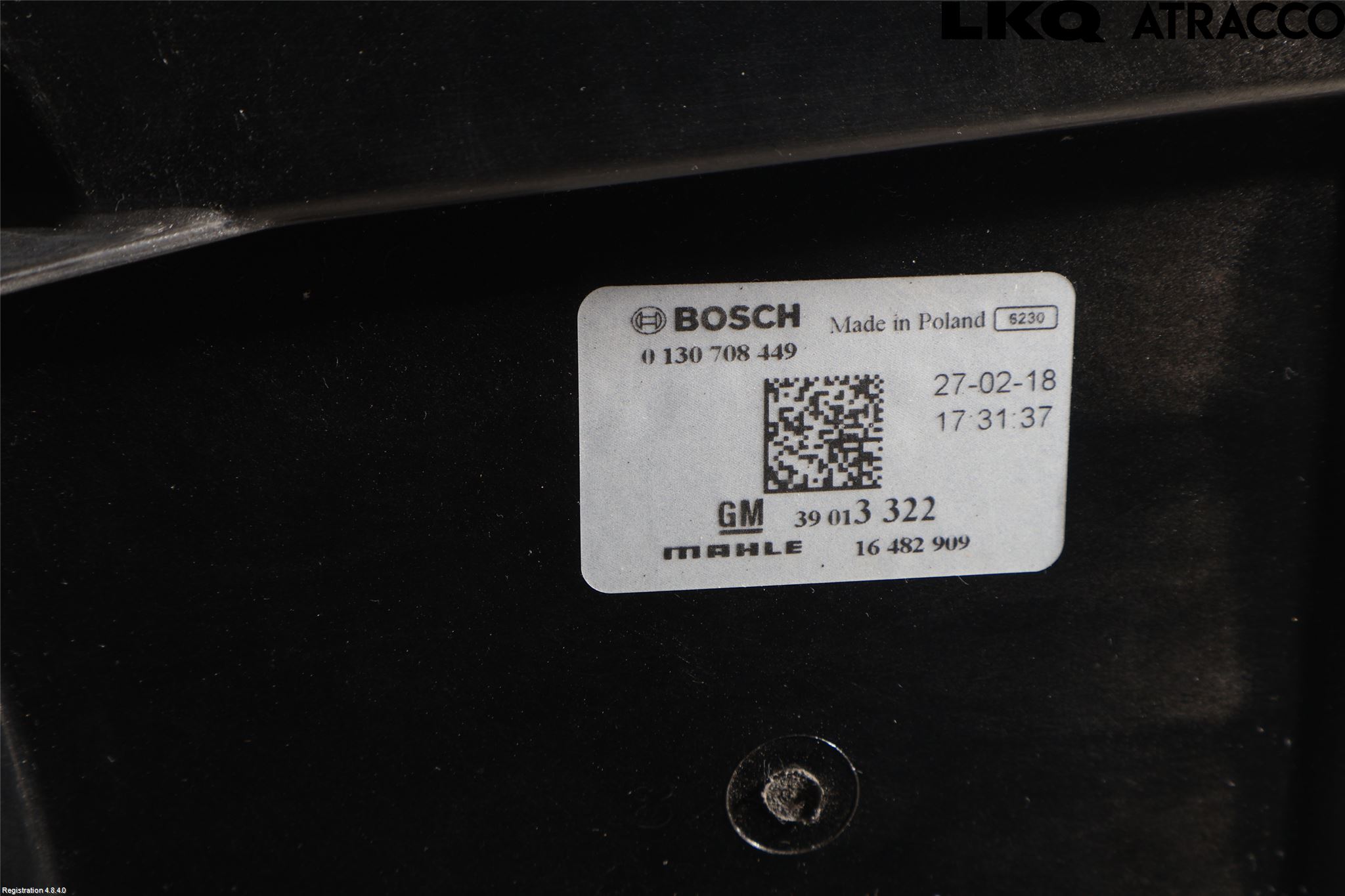 Opel ASTRA K 16-22 Kylfläktkåpa