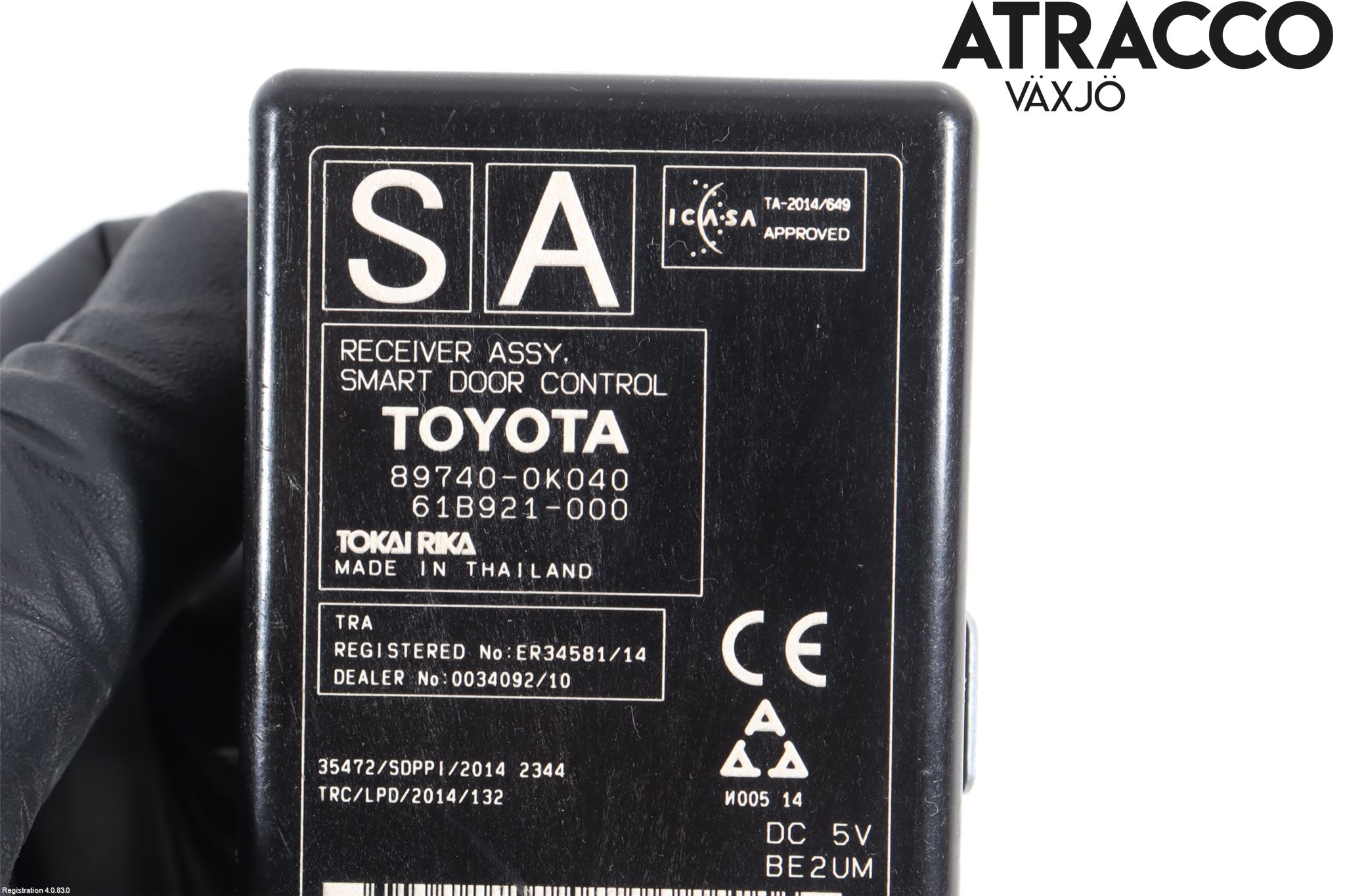 Toyota HILUX 16- Styrenhet Nyckellöst System