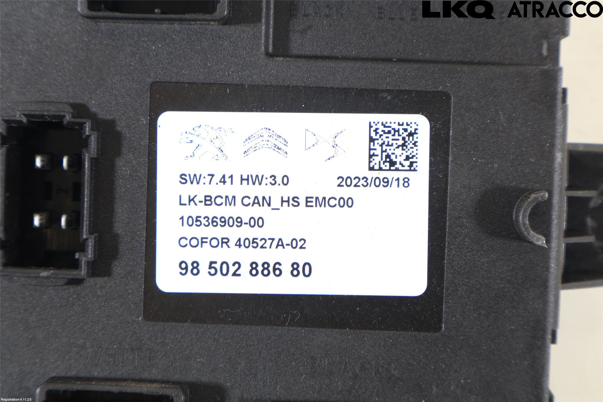 Peugeot 408 22- Styrenhet Baklucka