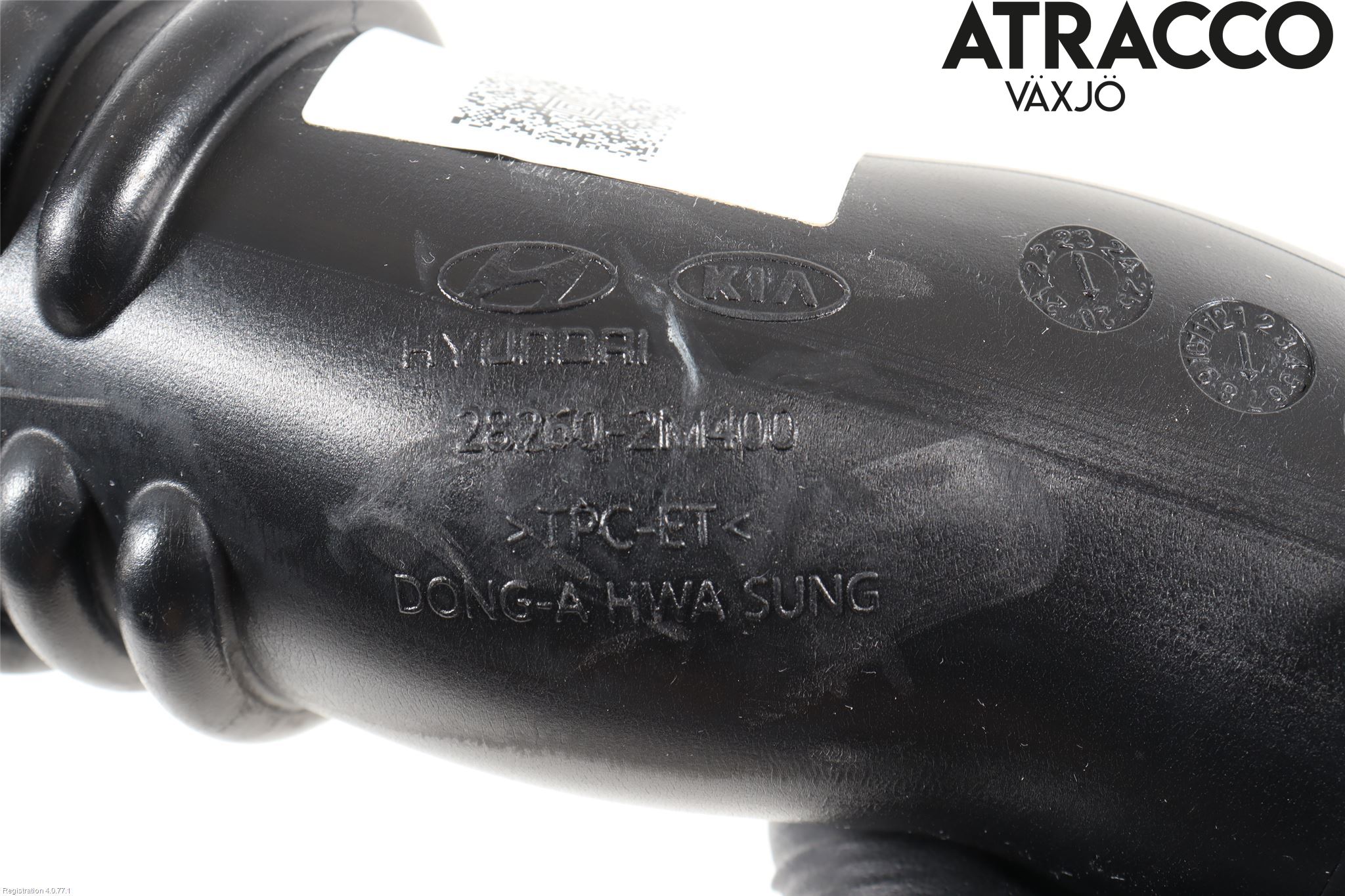 Hyundai TUCSON 05- Laddluft-Intercoolerrör