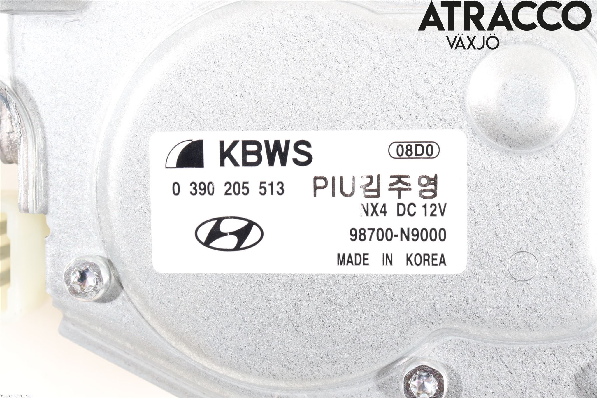Hyundai TUCSON 05- Torkarmotor Baklucka