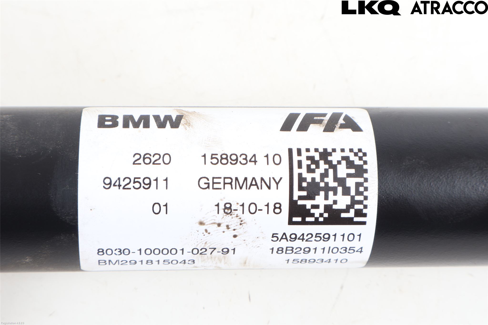 BMW 5 G30/G31/F90 17-23 Mellanaxel Främre 4Wd