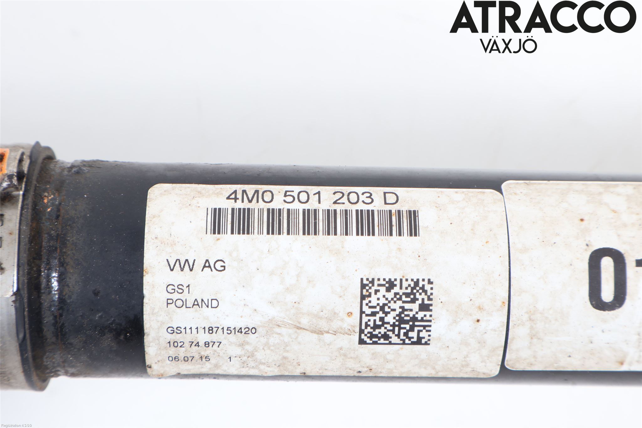 Audi Q7/SQ7 Drivaxel Bak Vänster