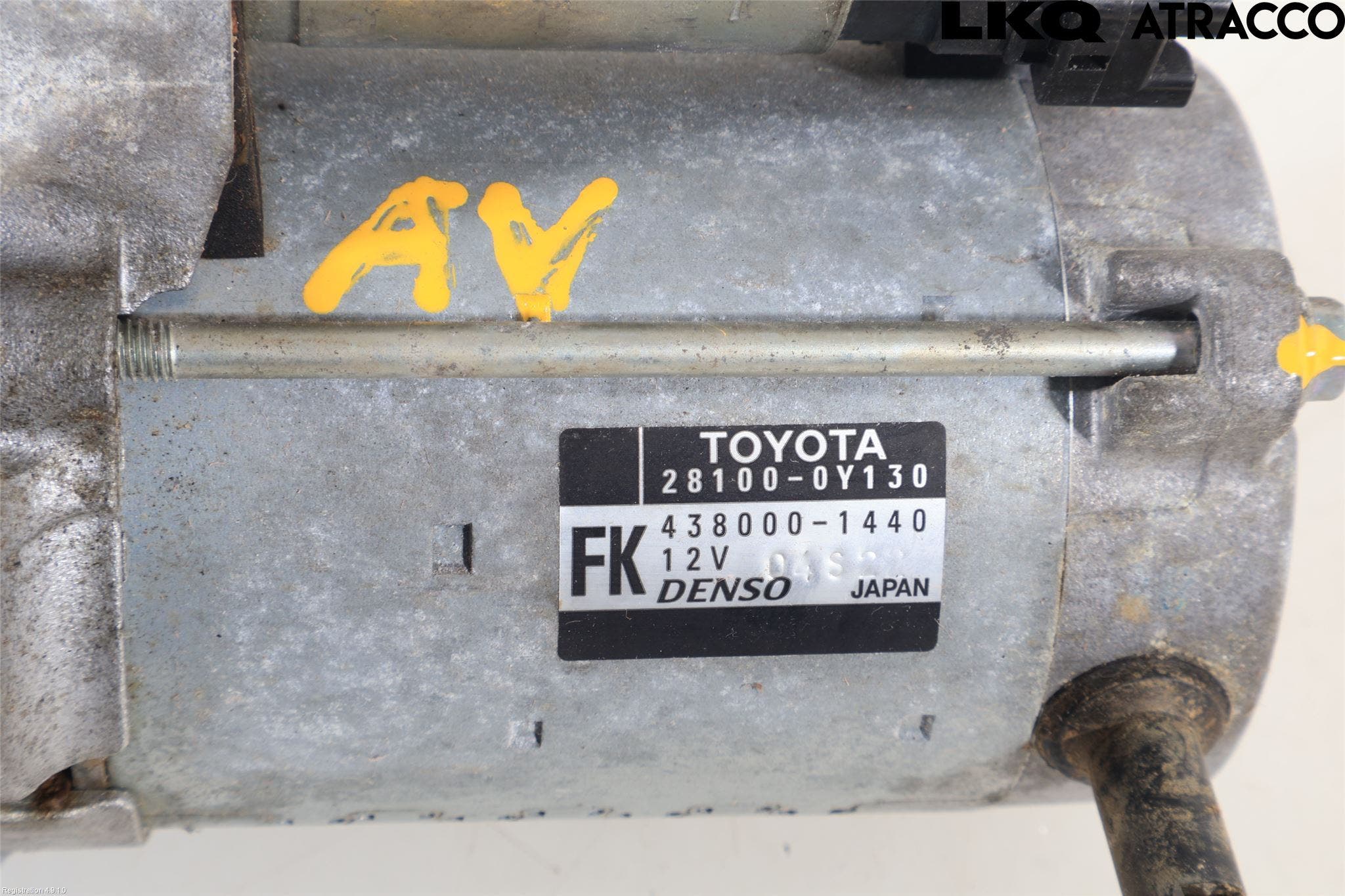 Toyota YARIS XP130 15-20 Startmotor