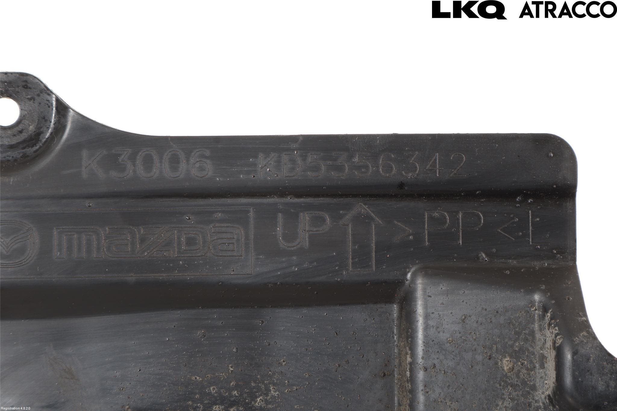 Mazda 6 13- Hasplåt Plåt-Plast