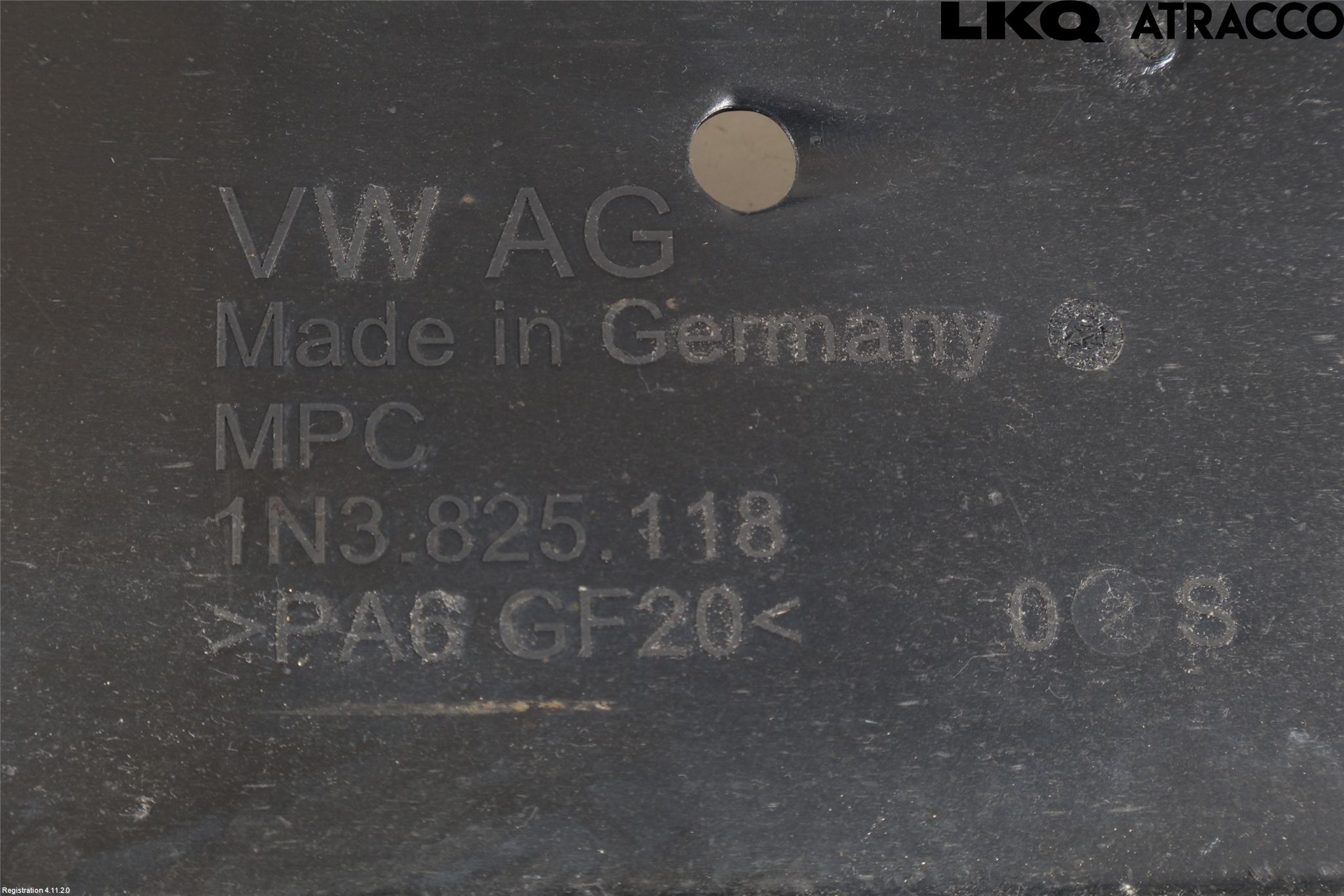 Volkswagen VW ID BUZZ/CARGO 22- Hasplåt Plåt-Plast