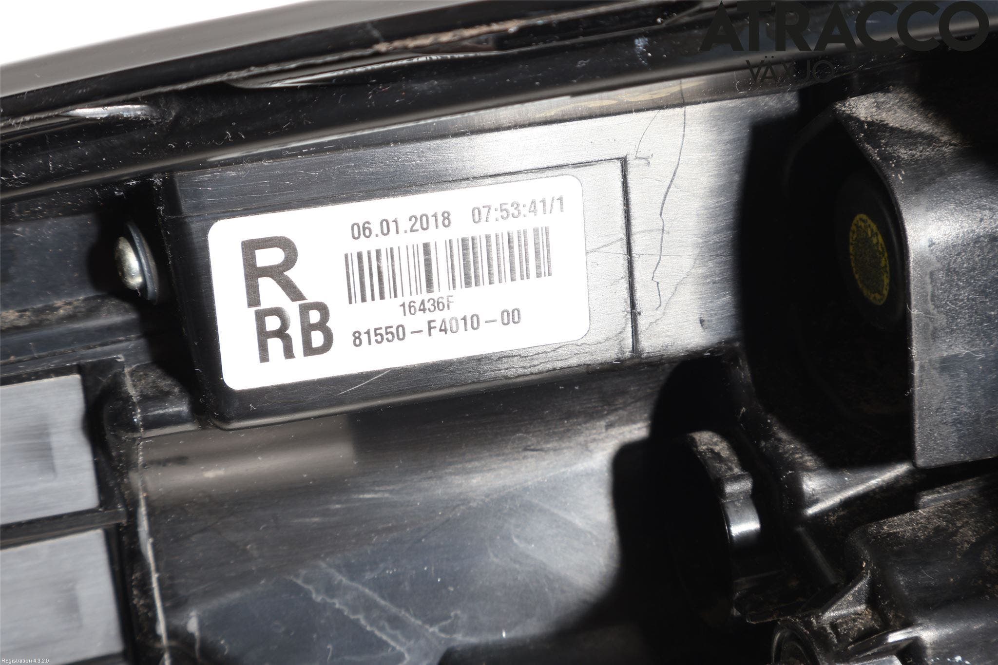 Toyota C-HR 16-23 Bakljus Höger