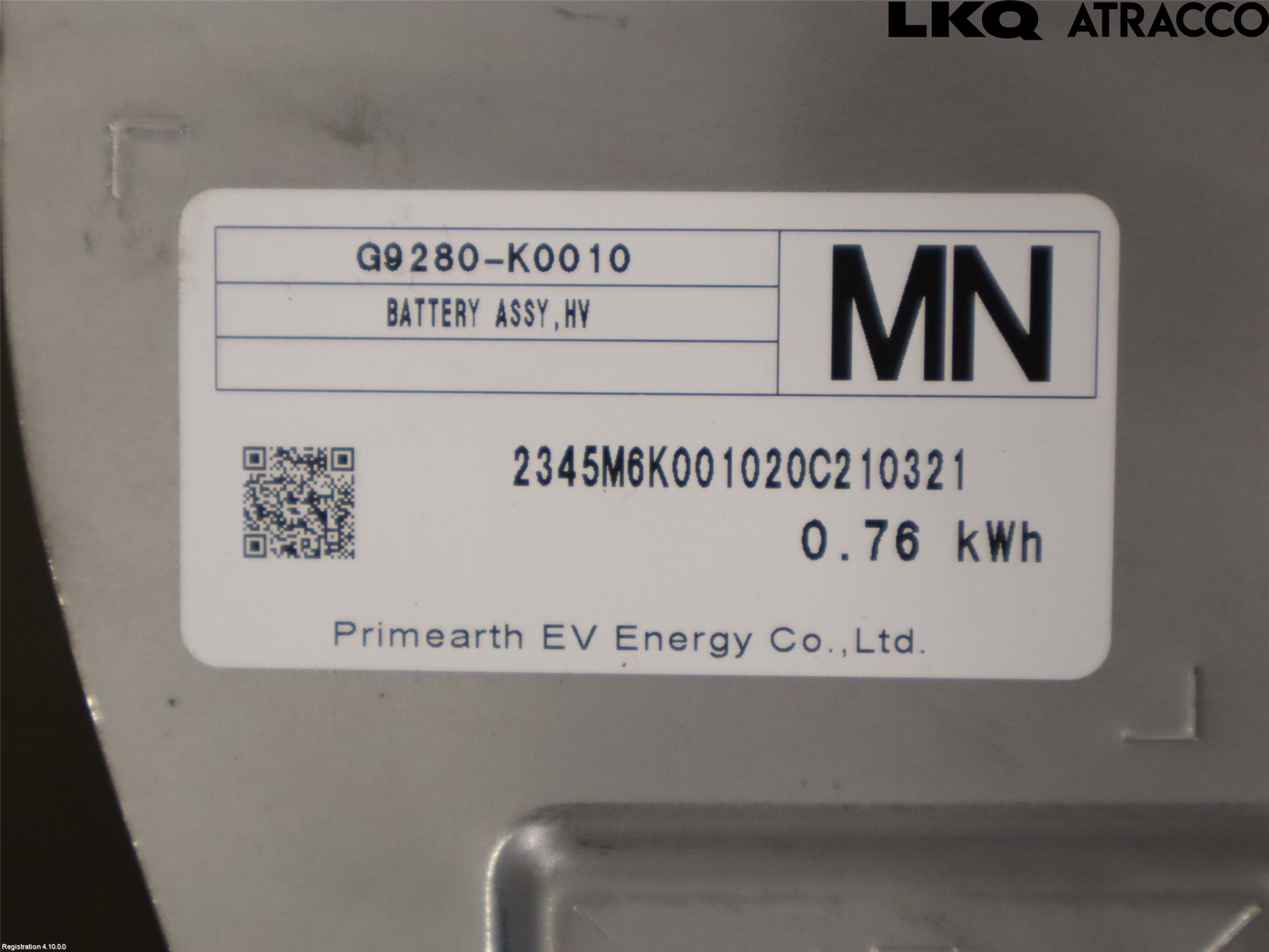 Toyota YARIS XP21 20- Batteri Högspänning