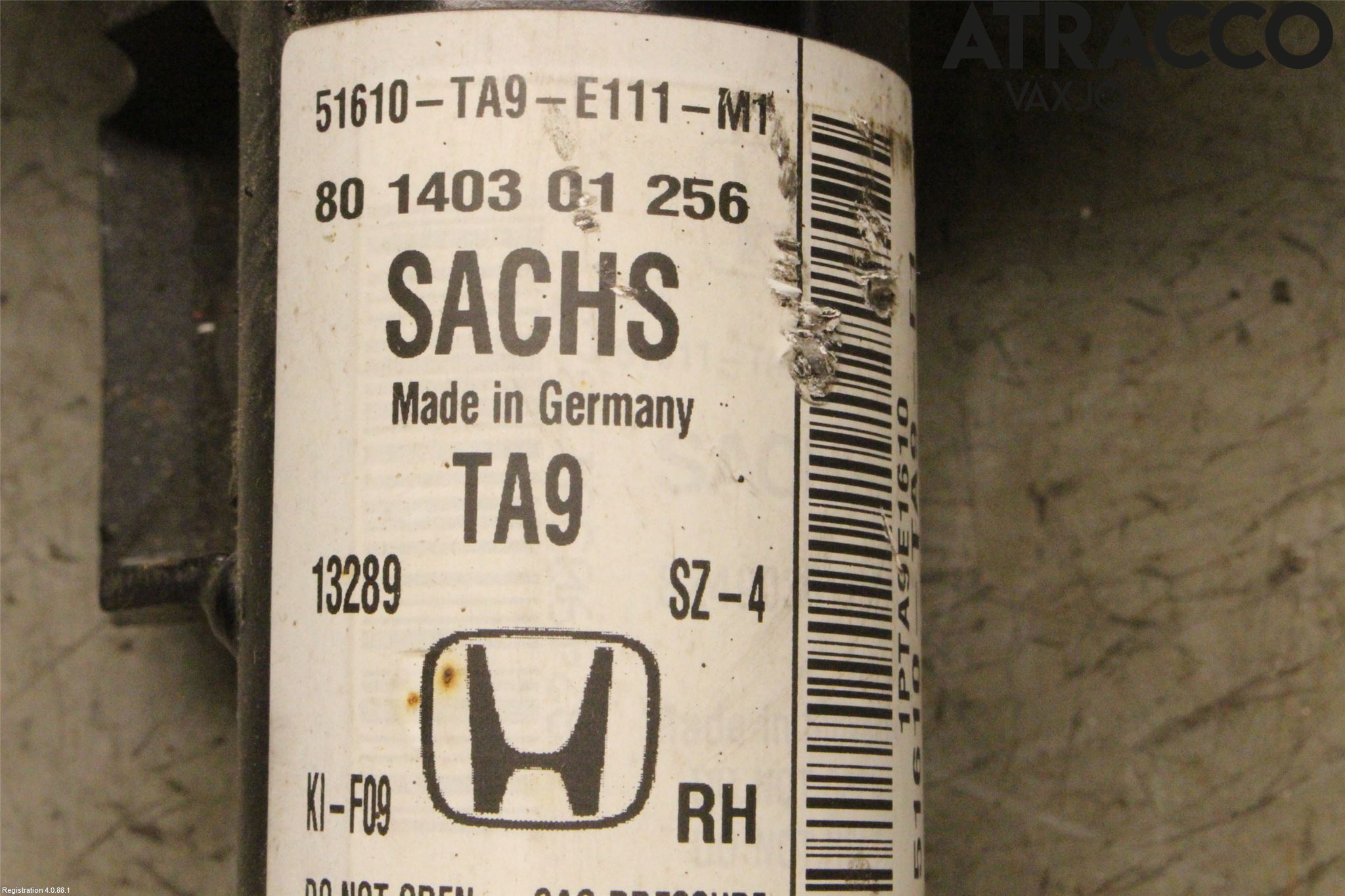 Honda CIVIC 12-16 Fjäderben Fram Höger
