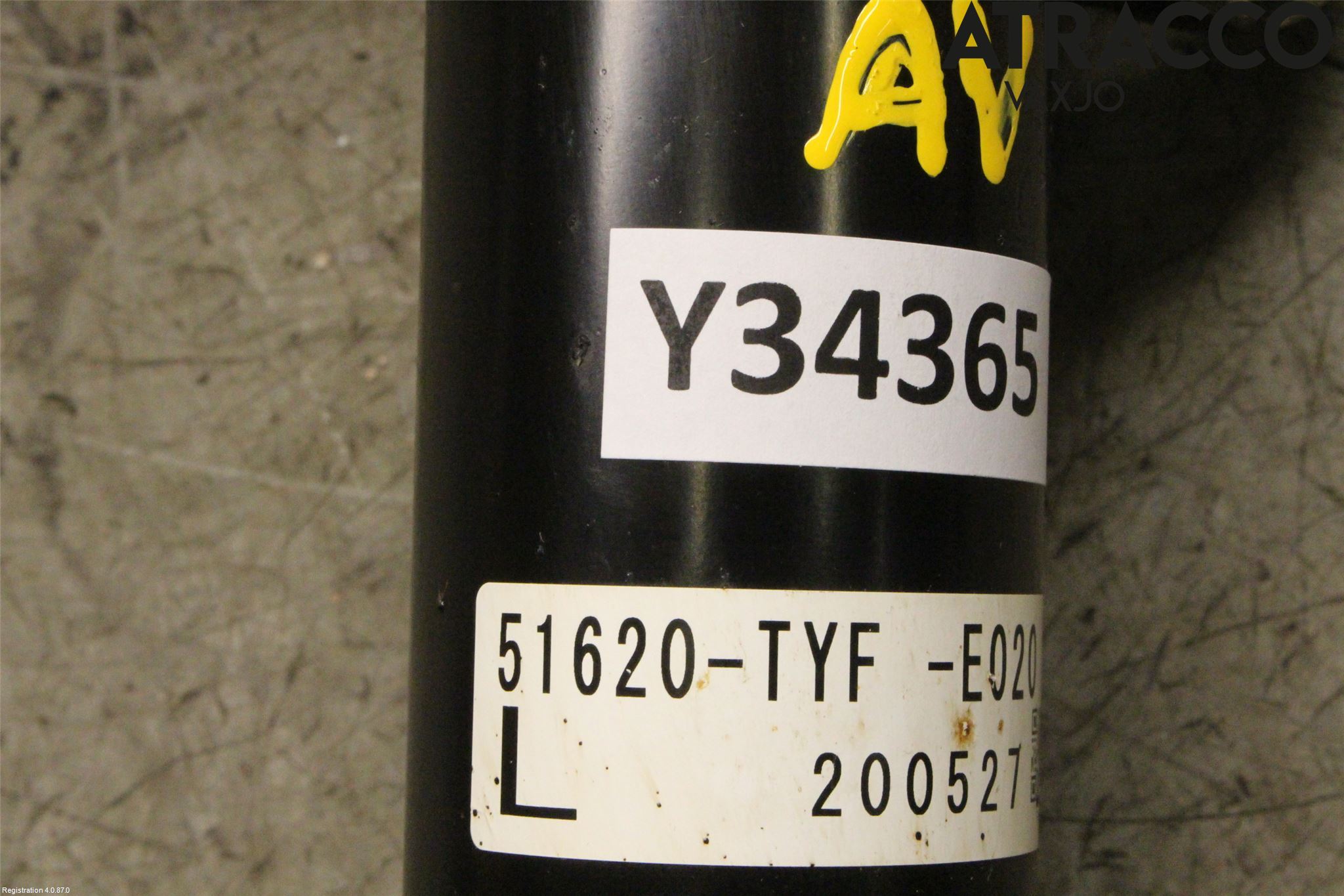 Honda E 20-23 Fjäderben Fram Vänster