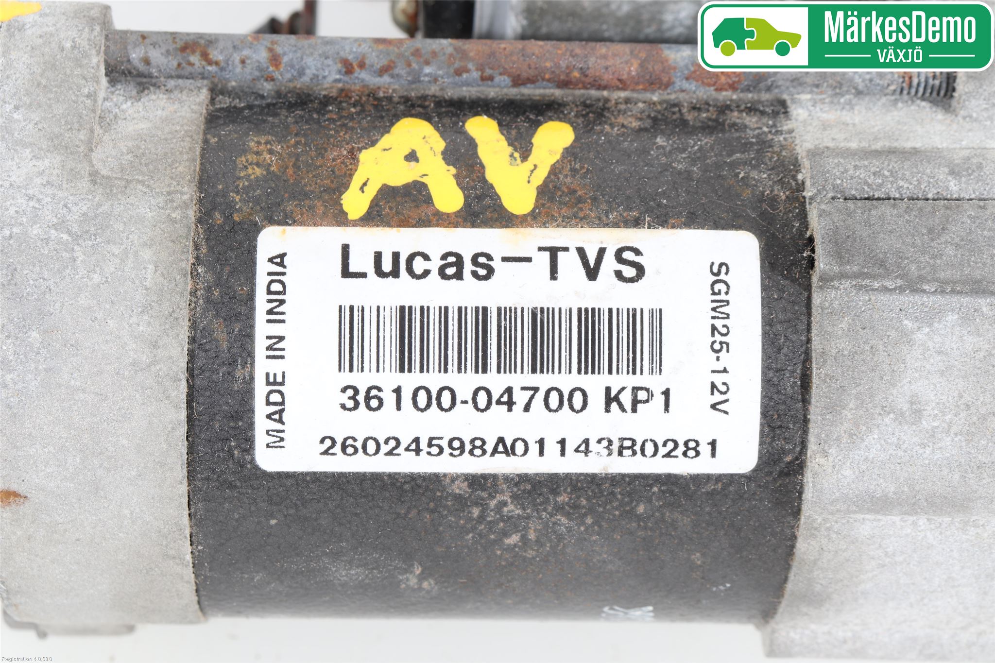 Hyundai i10 BA 14-16 Startmotor