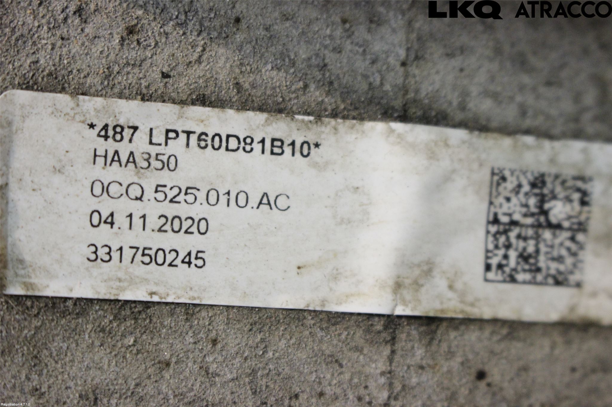 Volkswagen VW ARTEON 17- Bakväxel-Diff