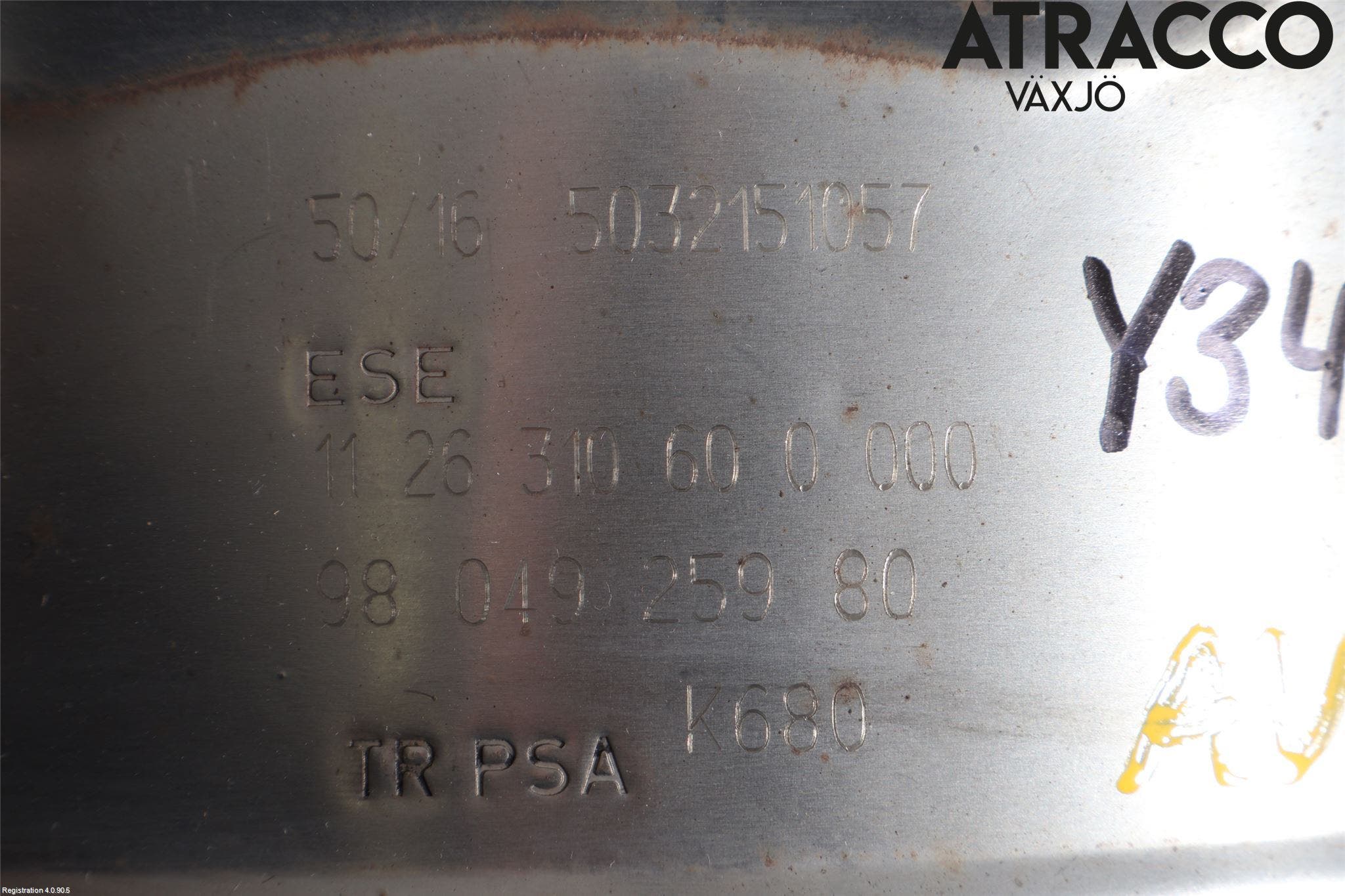 Toyota PROACE II 16- Avgas Partikelfilter