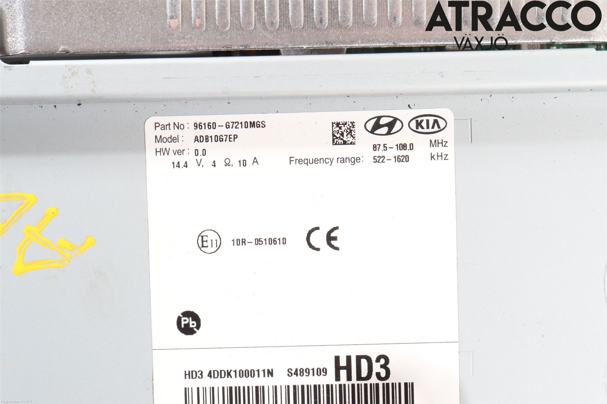 Hyundai IONIQ AE 17-22 Cd Radio - Multimediapanel