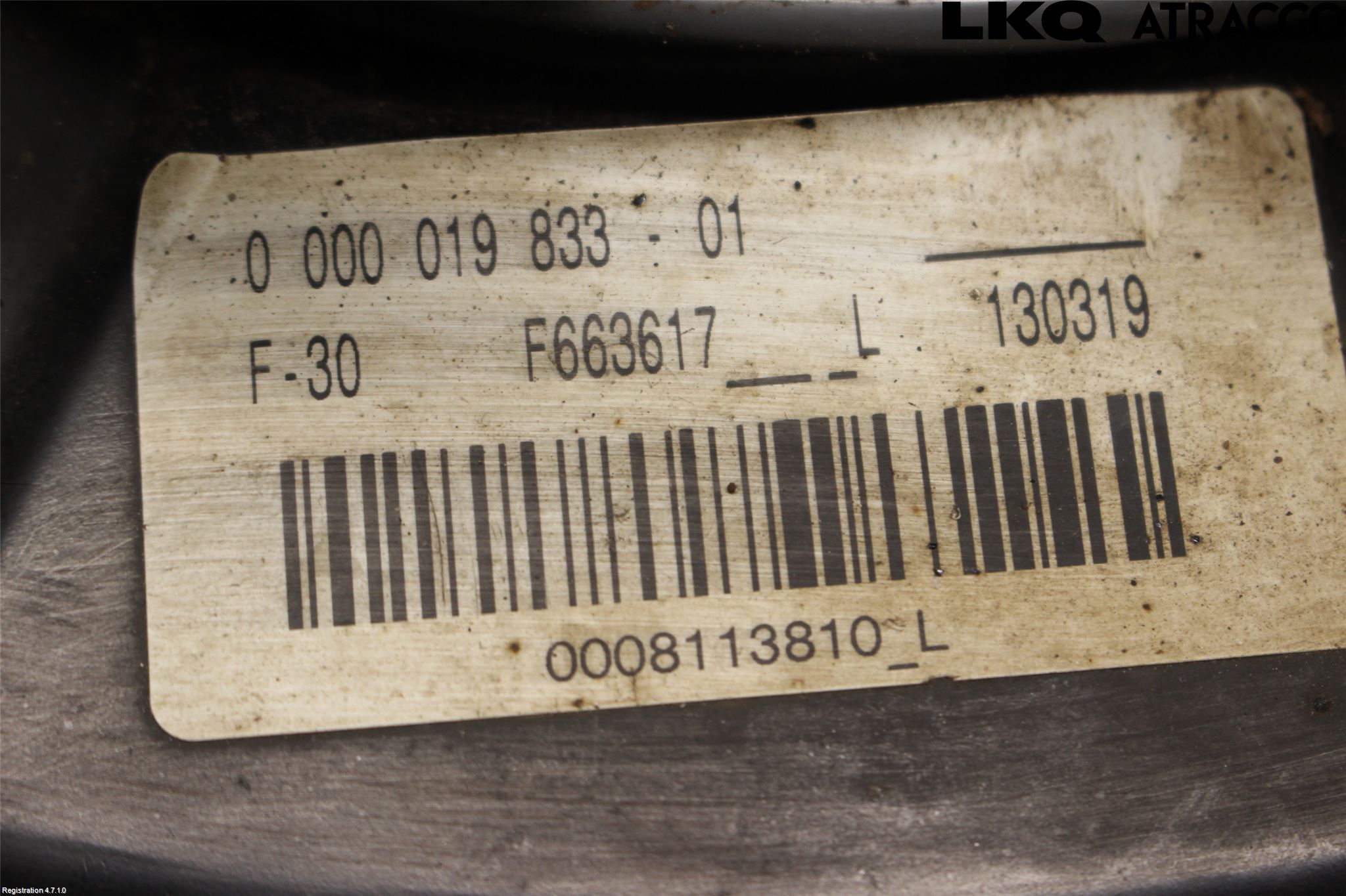 BMW 3 F30/F31/F80 12-19 Hjullagerhus-Spindel Vä B